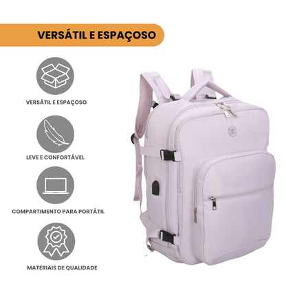 Oslo Pol Santino Notebook Backpack - SAN405U Lilac