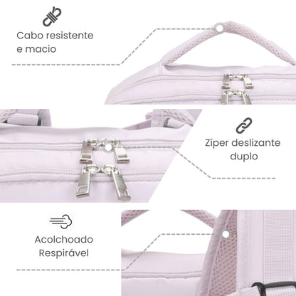 Oslo Pol Santino Notebook Backpack - SAN405U Lilac