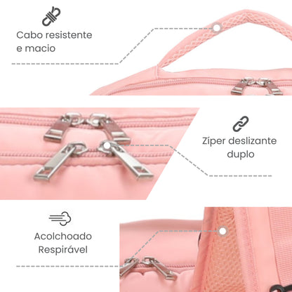 Oslo Pol Santino Laptop Backpack - SAN405U Light Pink