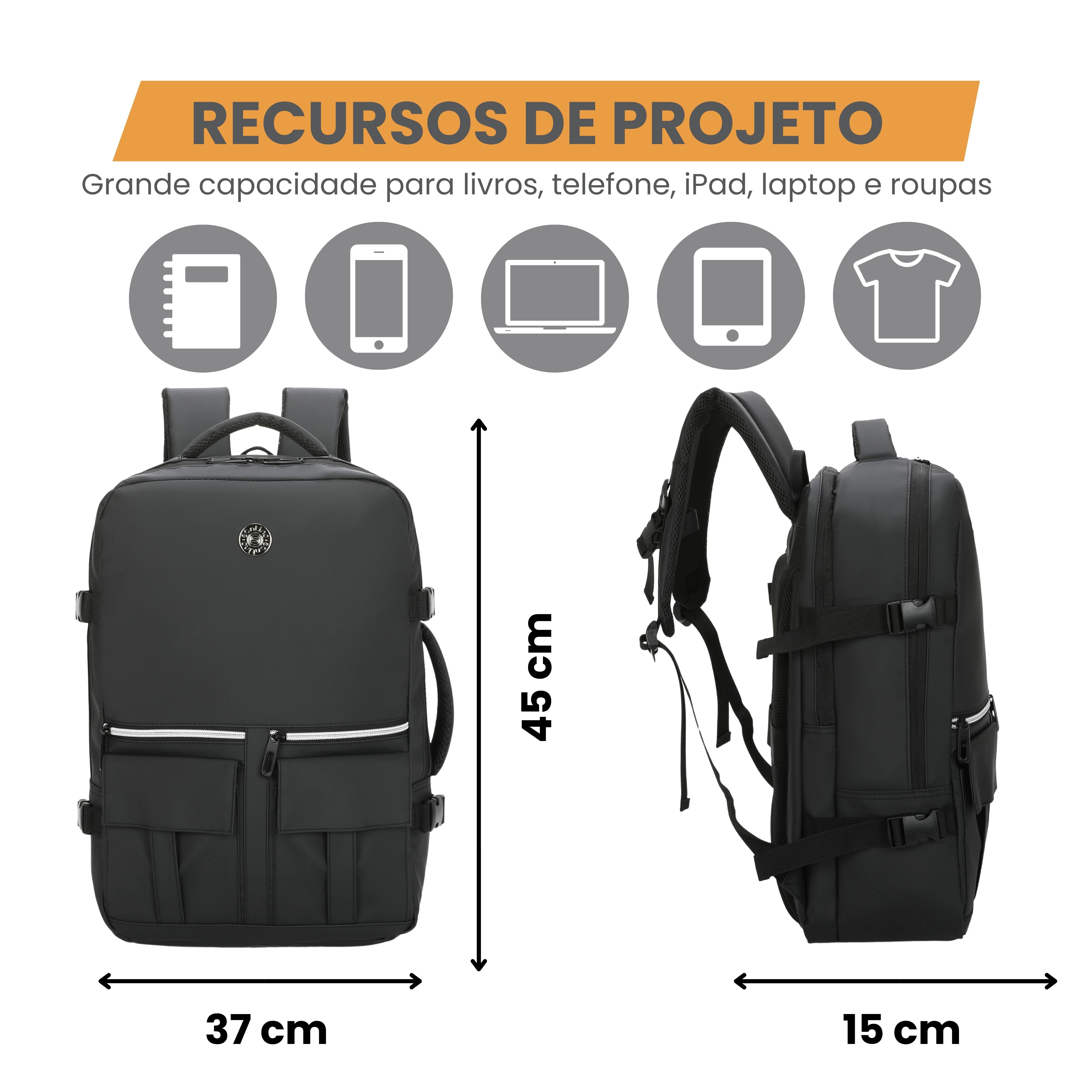 Prague Pol Santino Notebook Backpack - SAN406U01