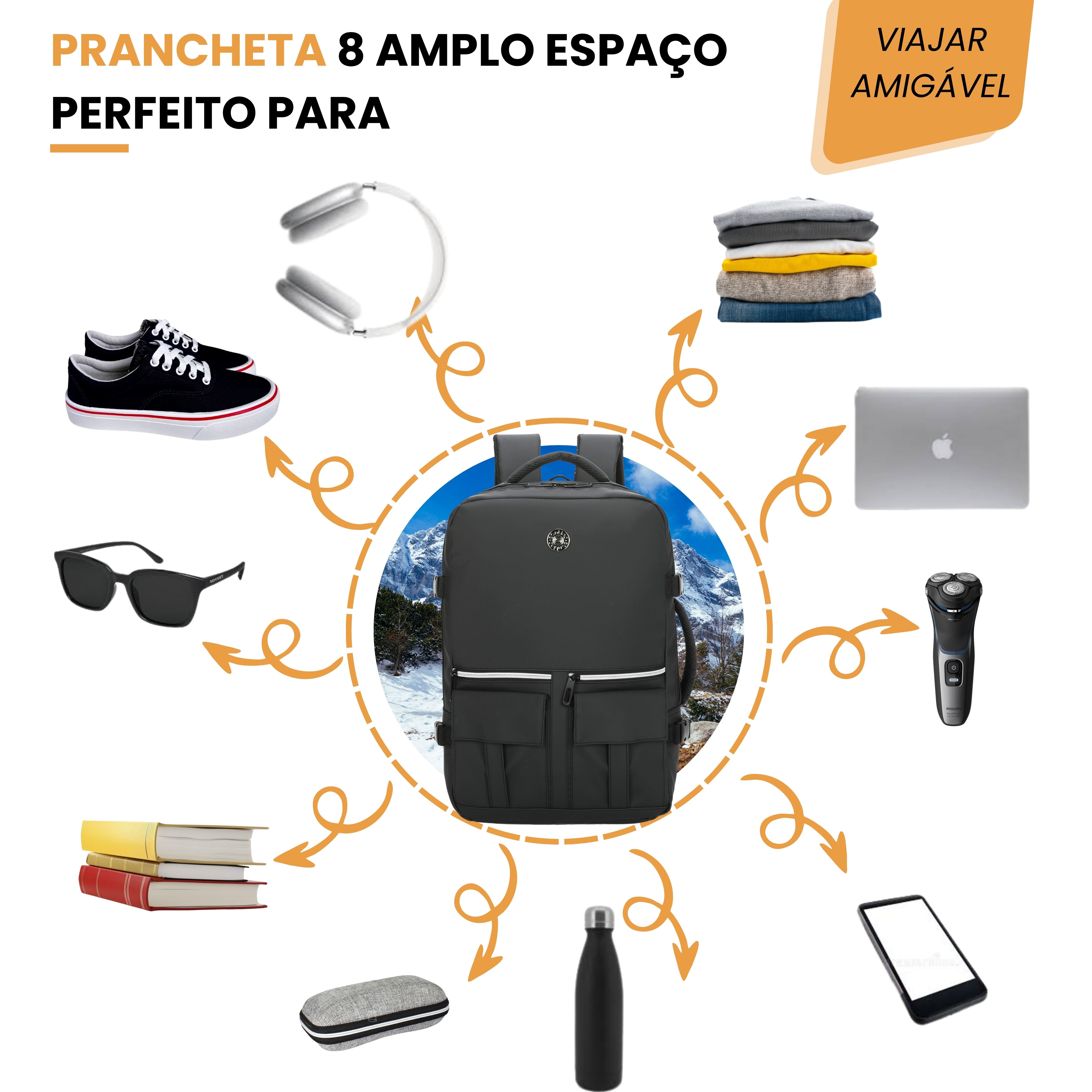 Prague Pol Santino Notebook Backpack - SAN406U01