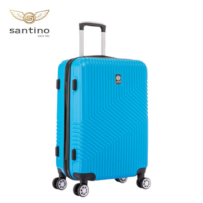 Santino Geometric Rigid 360° Travel Suitcase - ASAV7003G