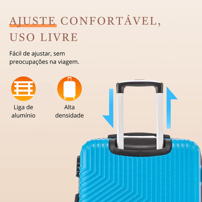 Santino Geometric Rigid 360° Travel Suitcase - ASAV7003G