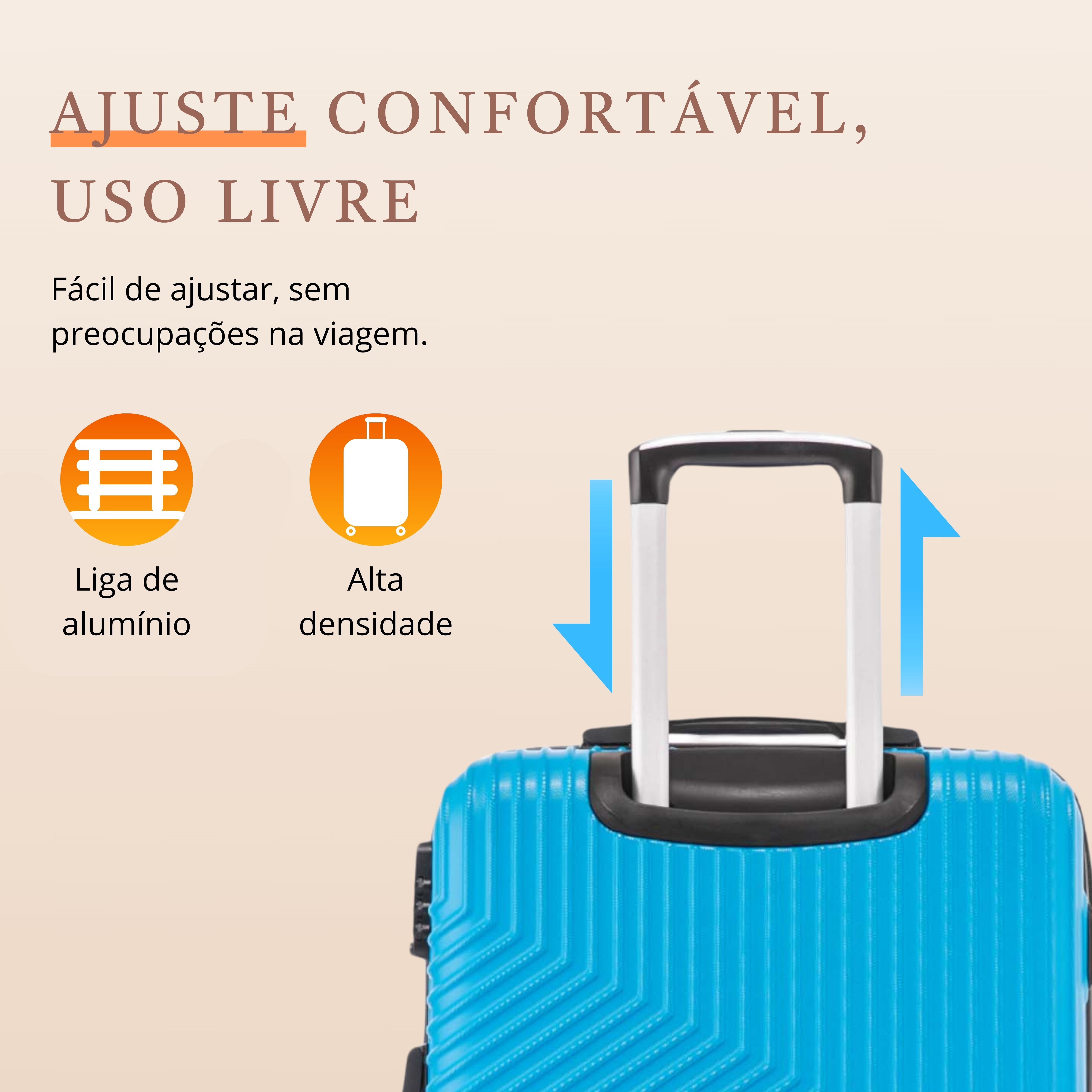 Santino Geometric Rigid 360° Travel Suitcase - ASAV7003G