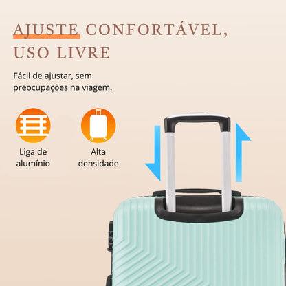 Santino Geometric Rigid 360° Travel Suitcase - ASAV7003G