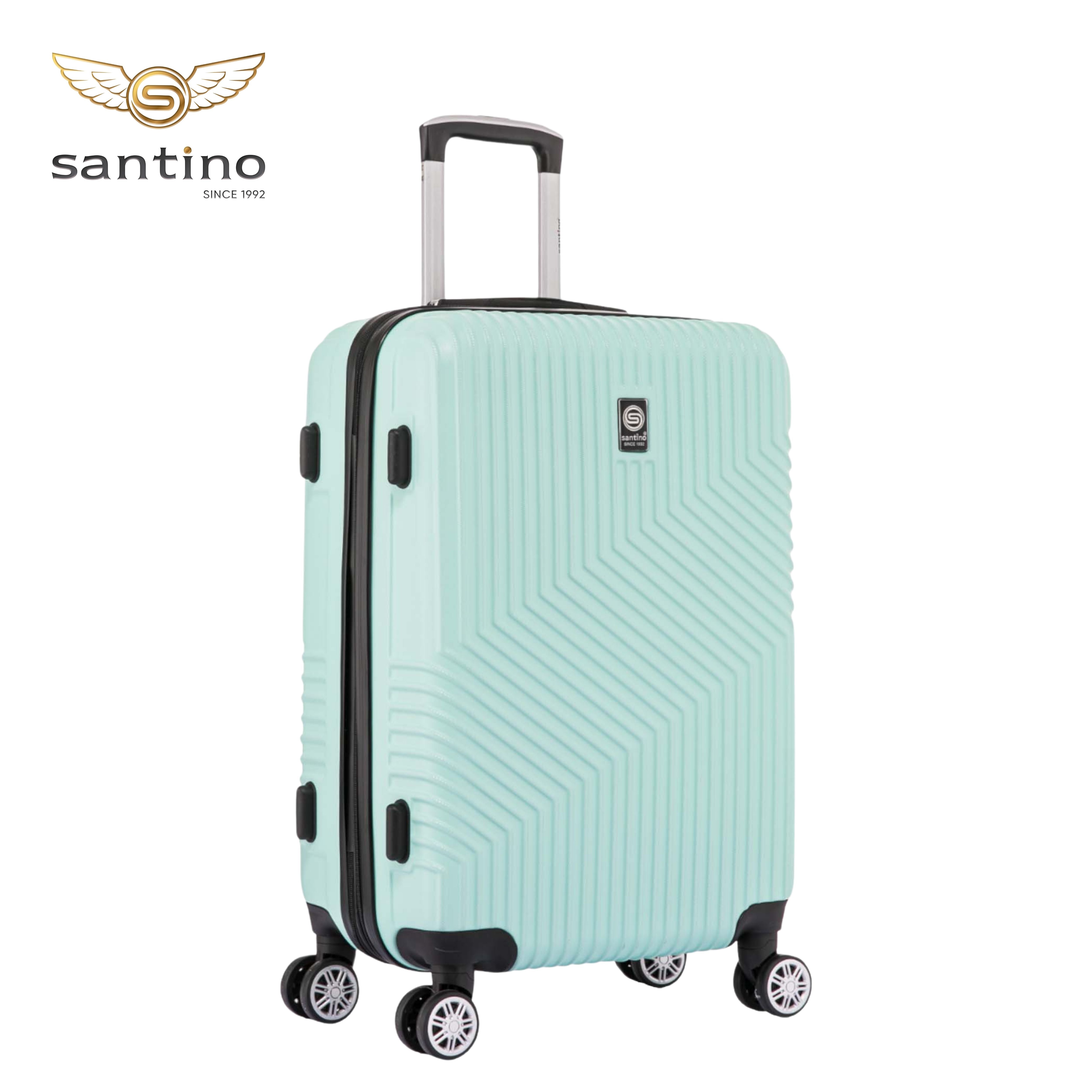 Santino Geometric Rigid 360° Travel Suitcase - ASAV7003G