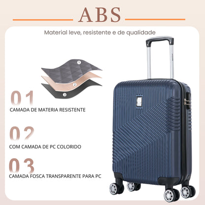 Geometric Suitcase 4 Wheels 360º Santino P ASAV7003P