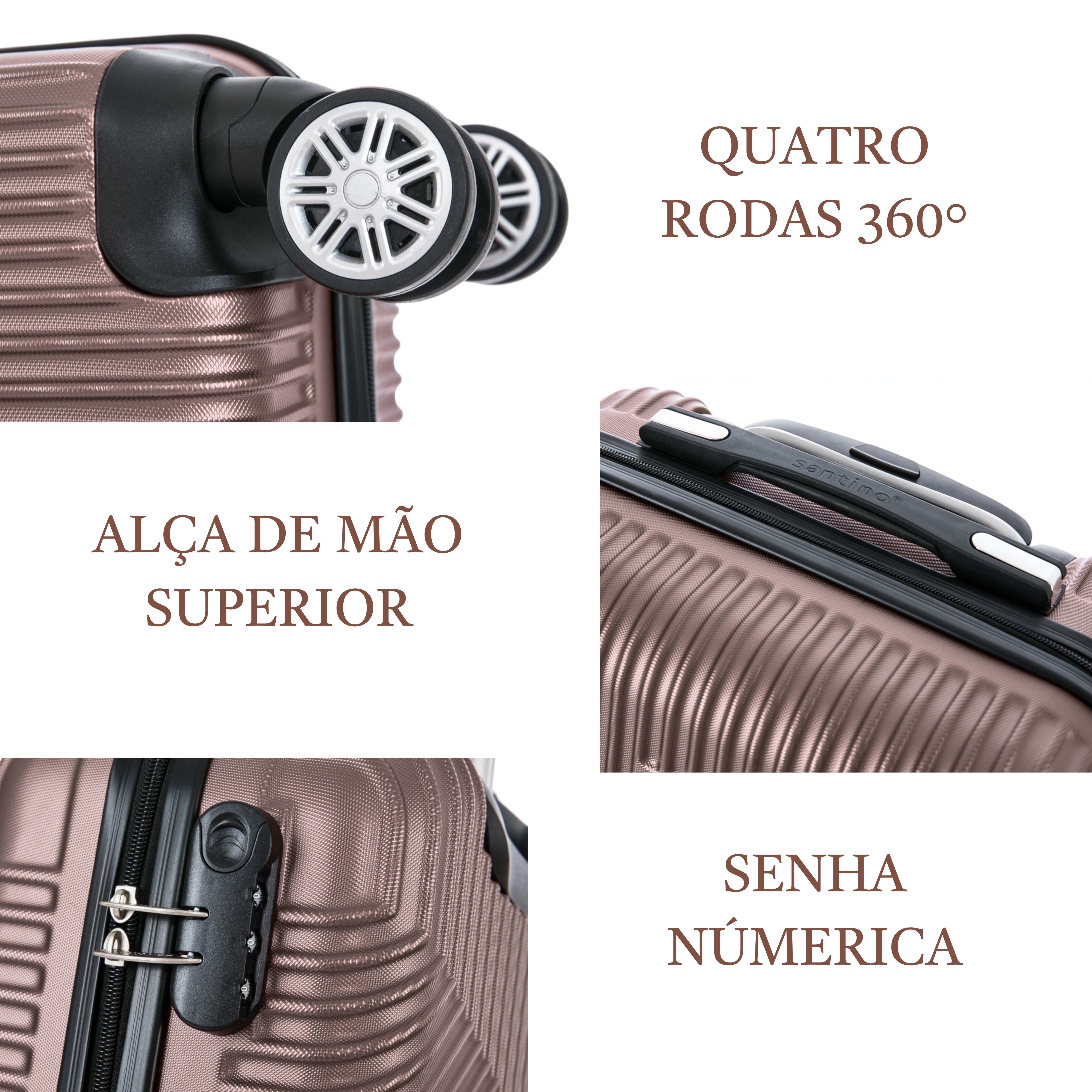 Geometric Suitcase 4 Wheels 360º Santino P ASAV7003P