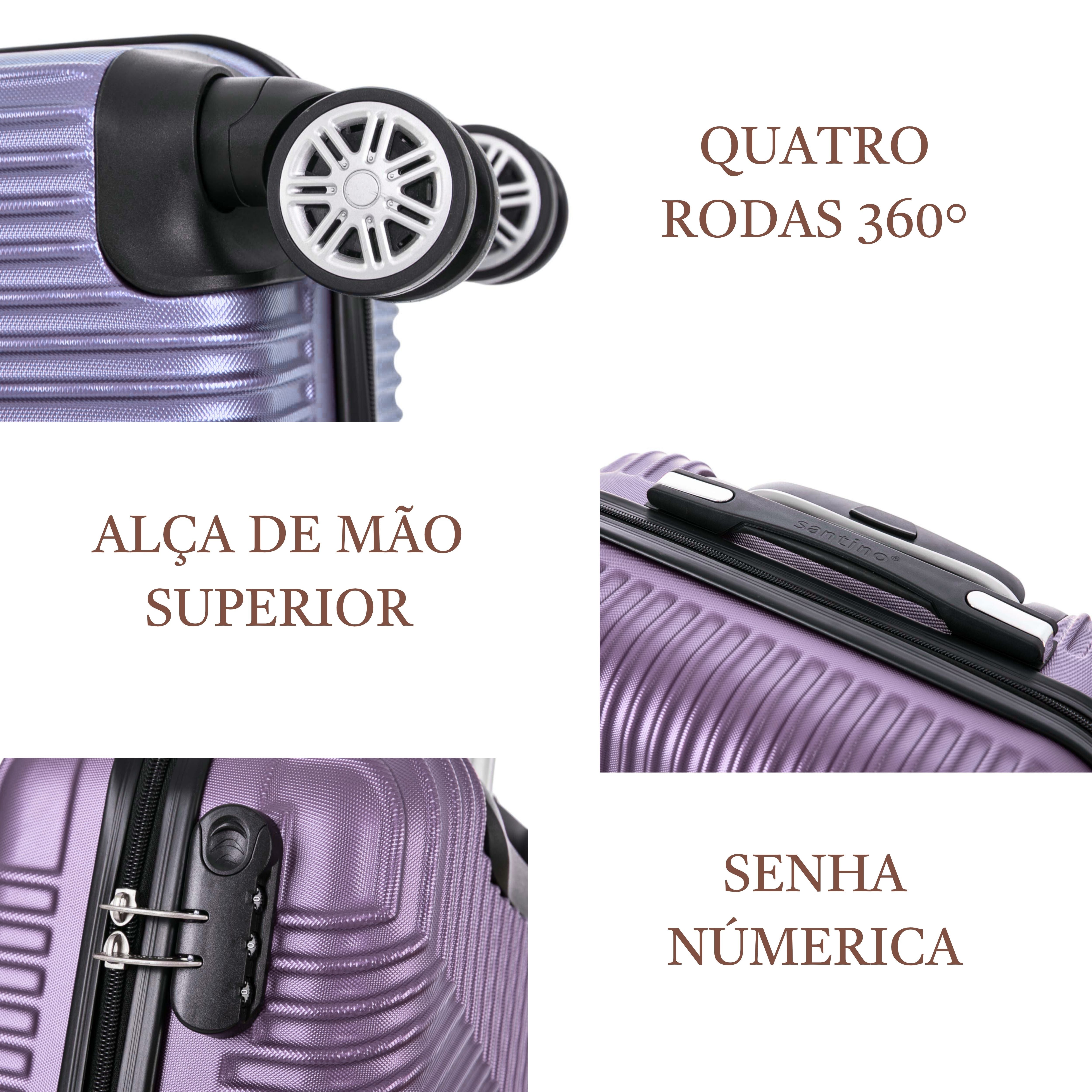 Geometric Suitcase 4 Wheels 360º Santino P ASAV7003P