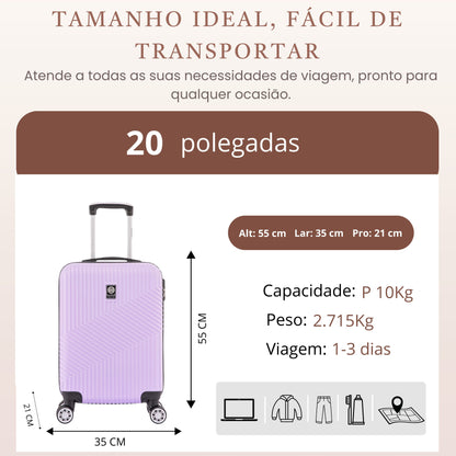 Geometric Suitcase 4 Wheels 360º Santino P ASAV7003P