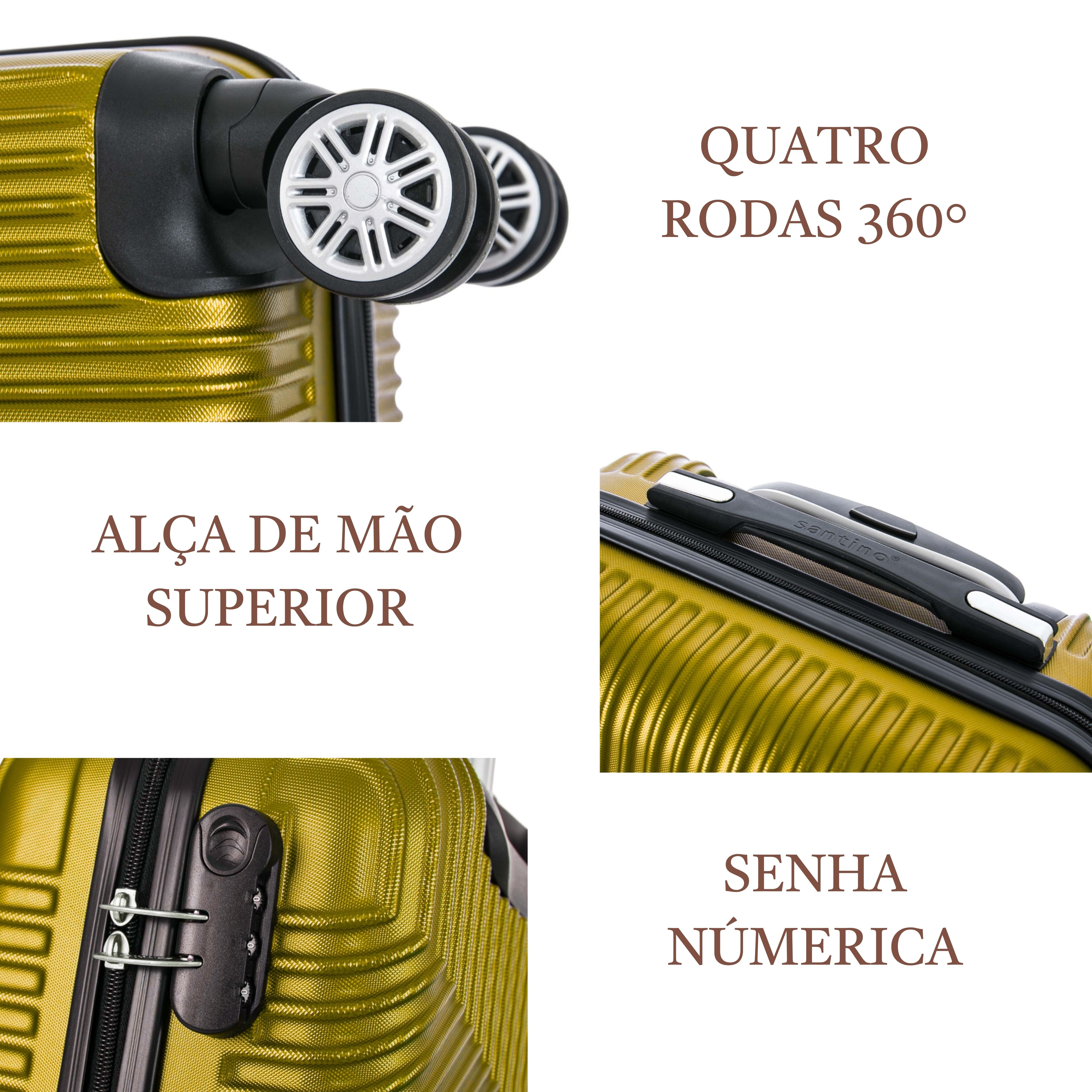 Geometric Suitcase 4 Wheels 360º Santino P ASAV7003P