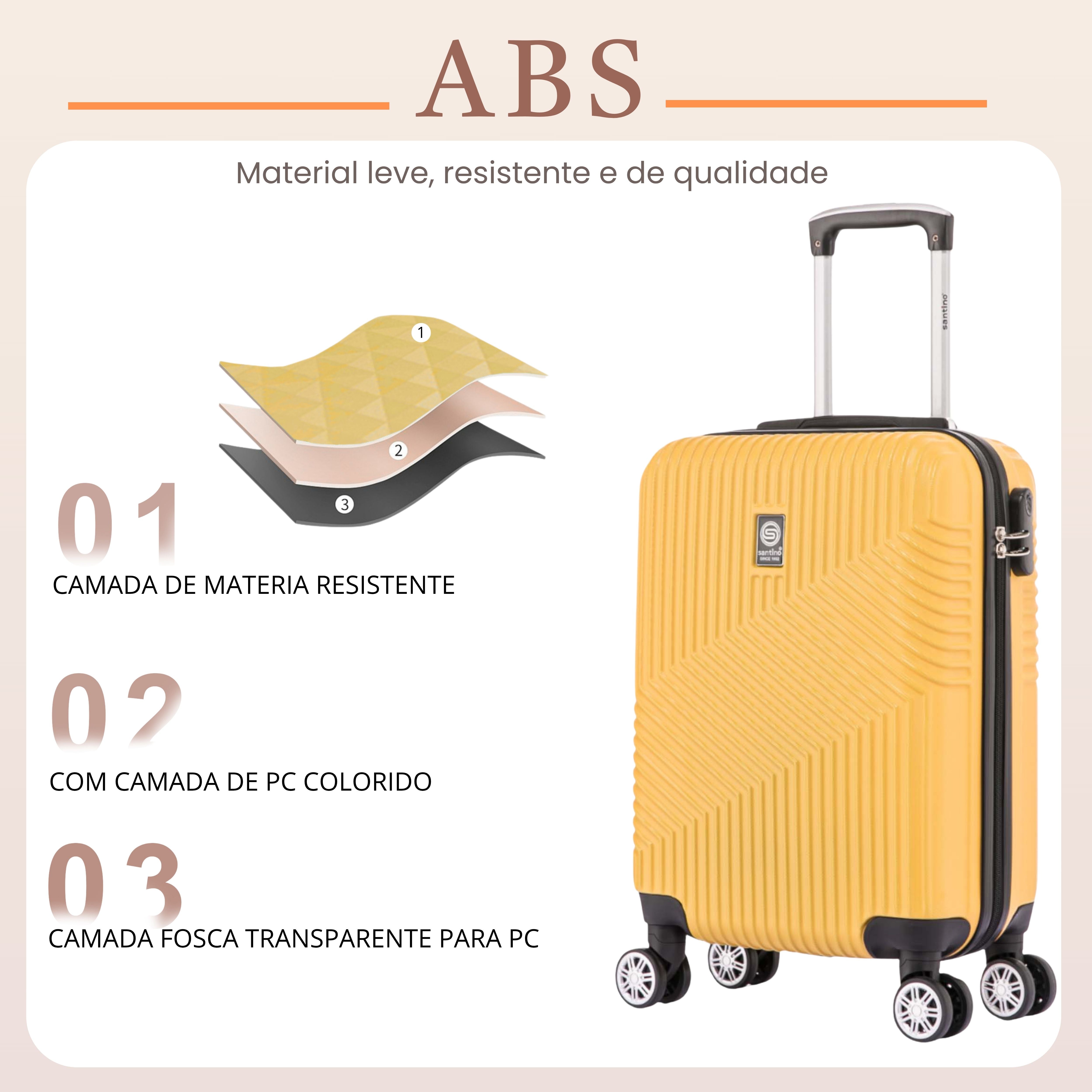 Geometric Suitcase 4 Wheels 360º Santino P ASAV7003P