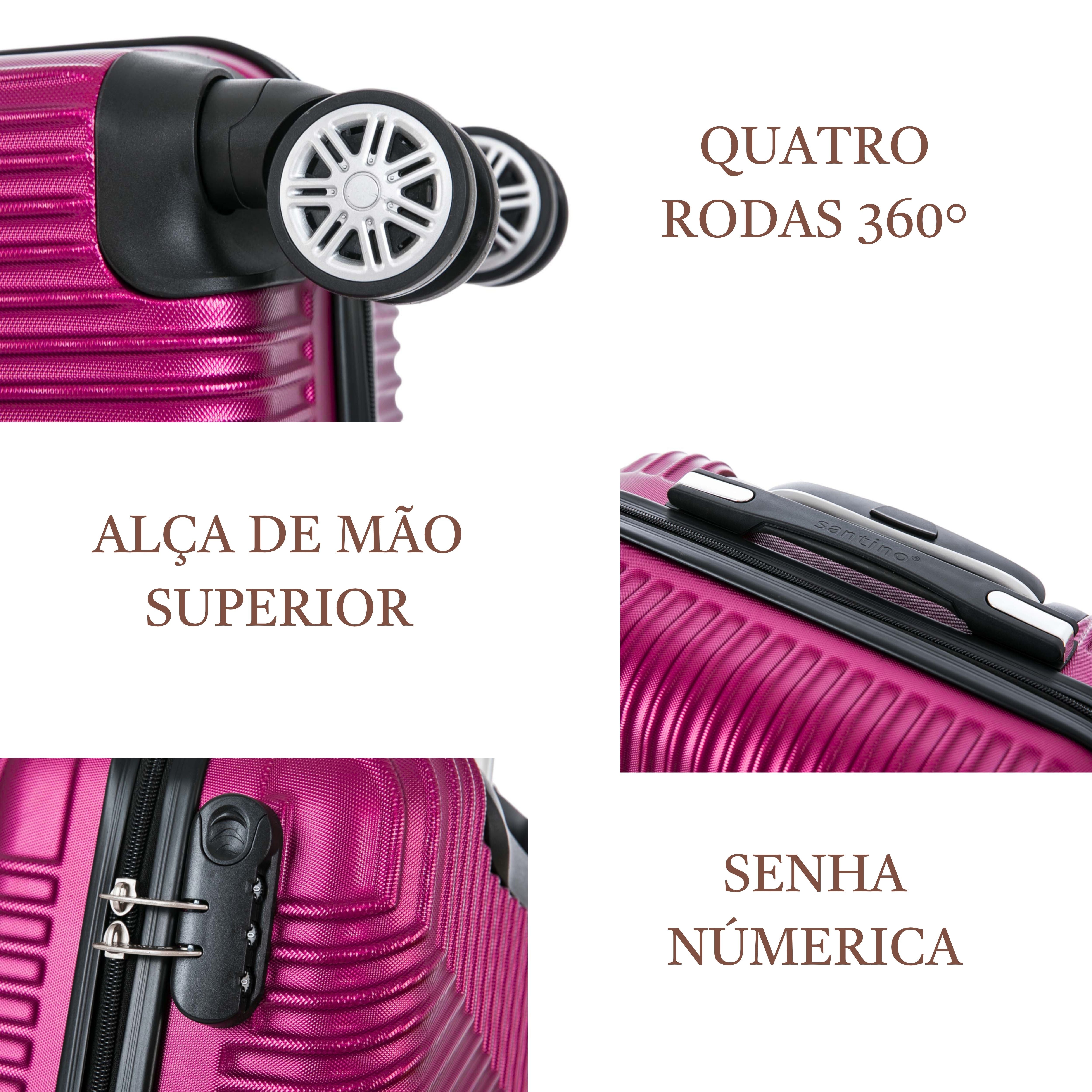 Geometric Suitcase 4 Wheels 360º Santino P ASAV7003P