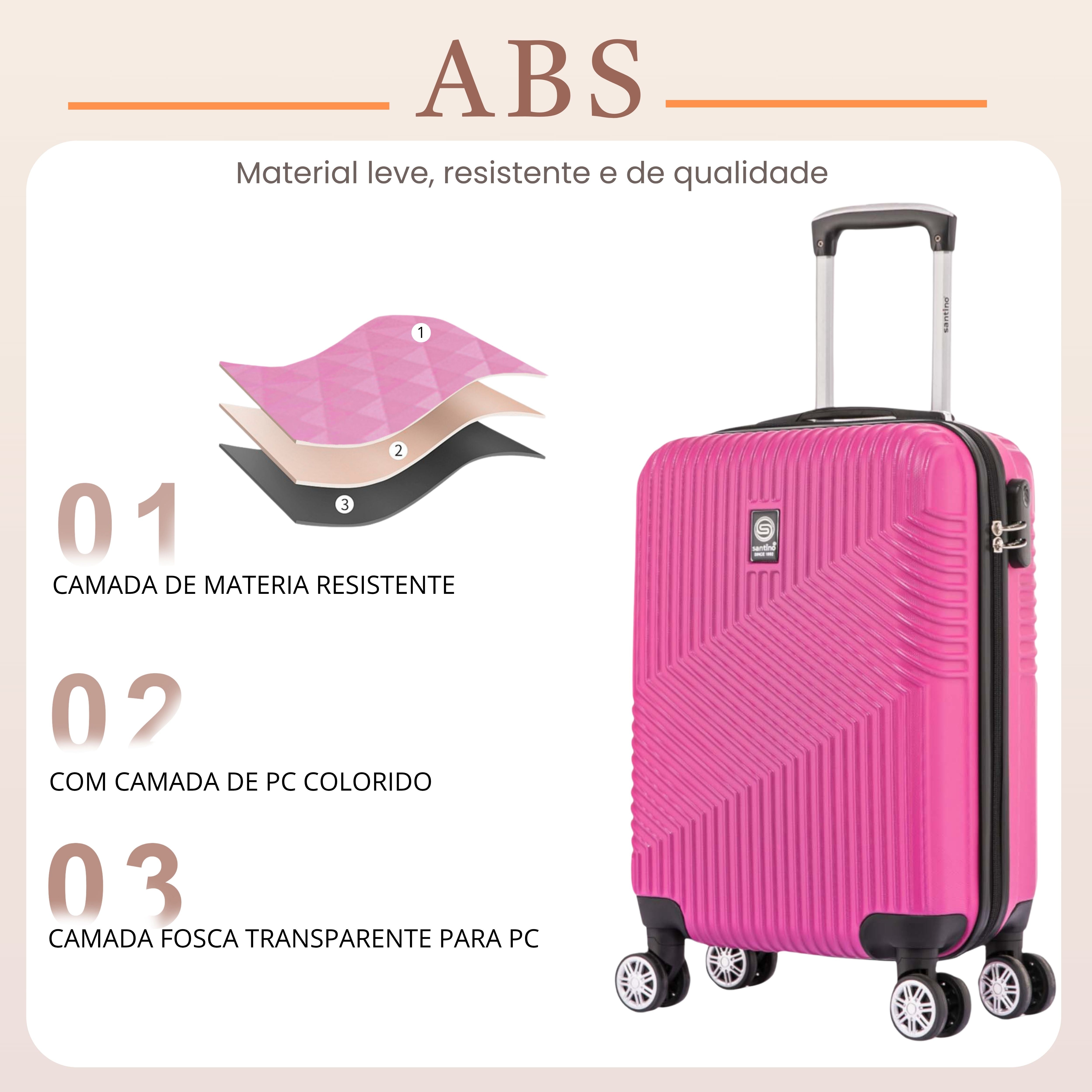 Geometric Suitcase 4 Wheels 360º Santino P ASAV7003P