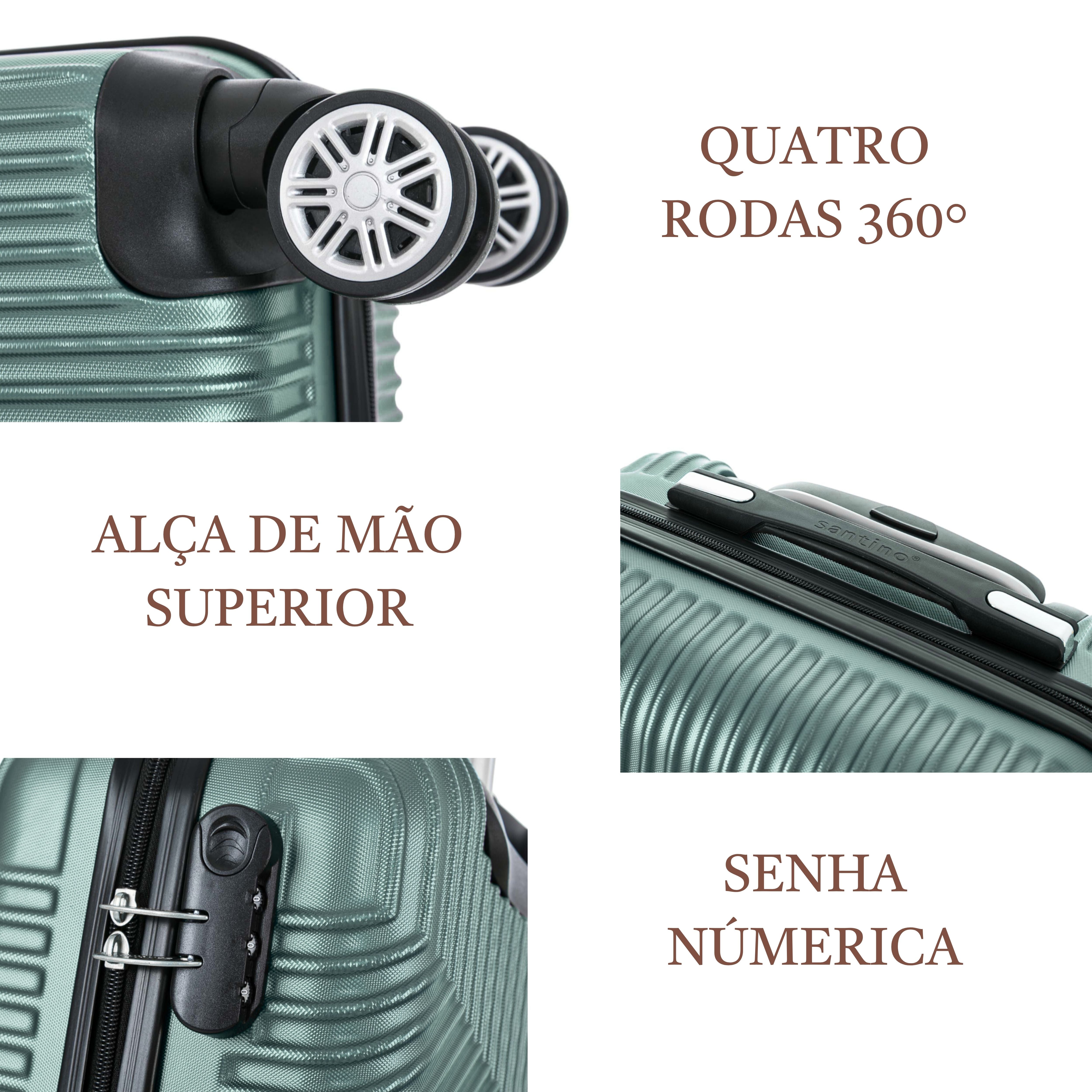 Geometric Suitcase 4 Wheels 360º Santino P ASAV7003P