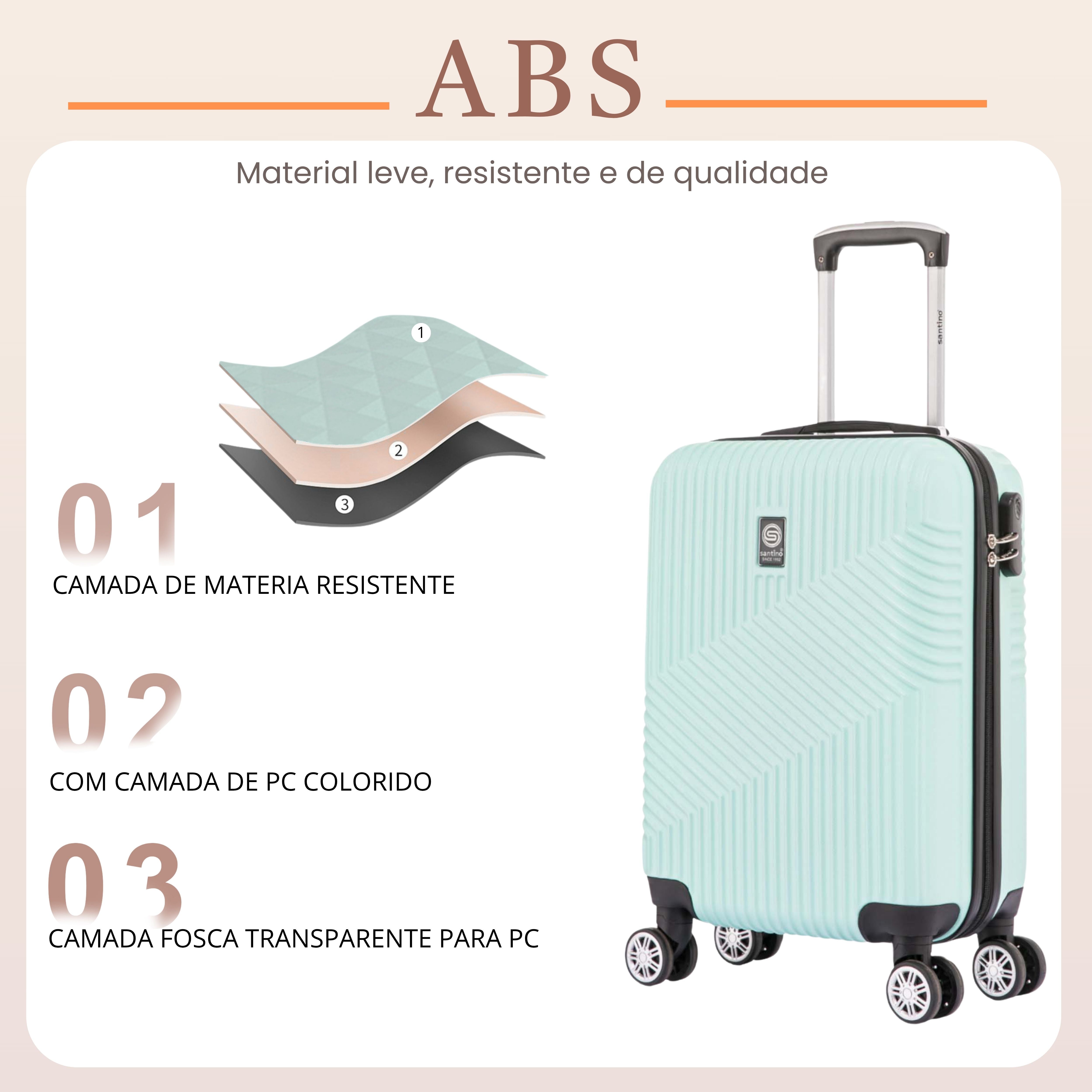 Geometric Suitcase 4 Wheels 360º Santino P ASAV7003P