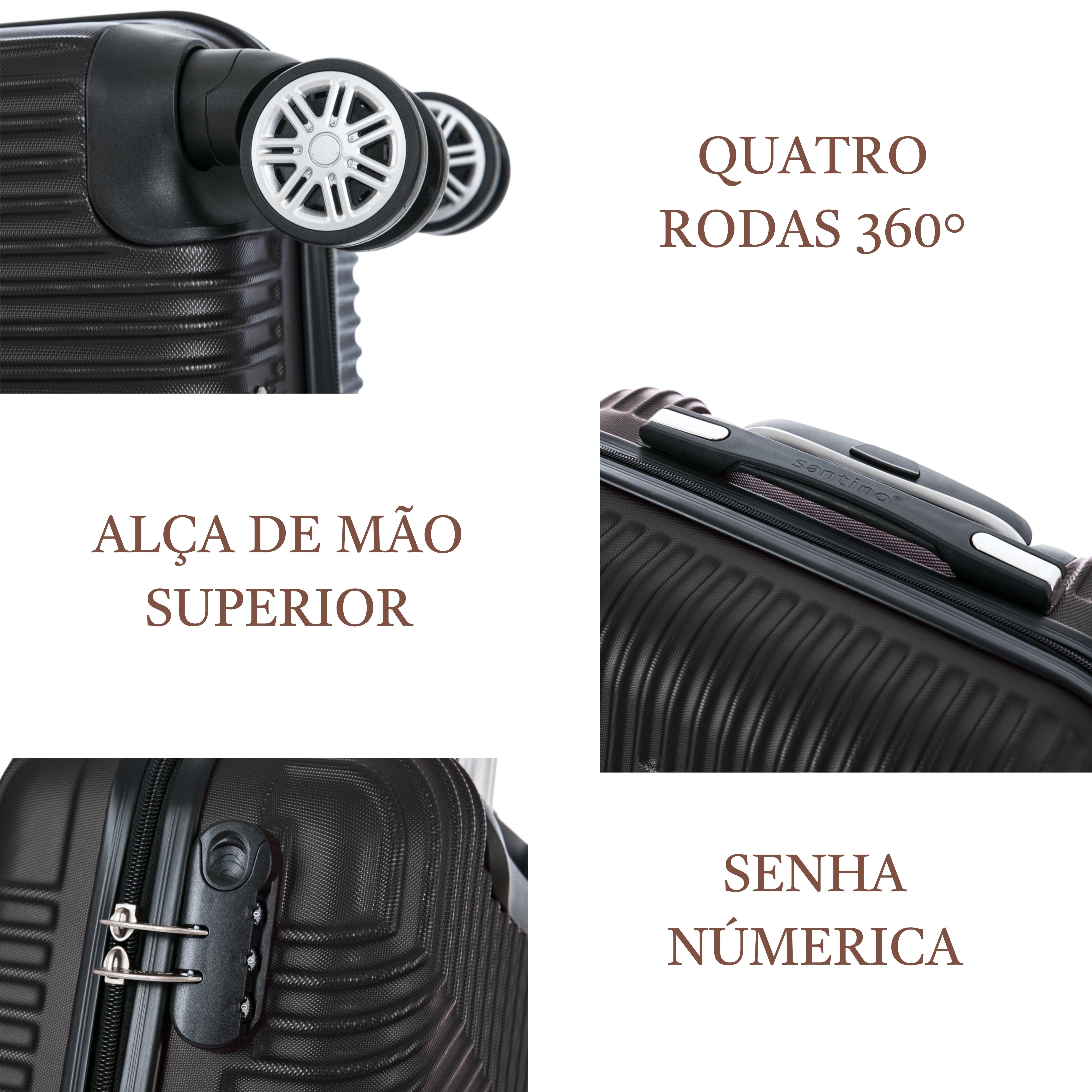 Geometric Suitcase 4 Wheels 360º Santino P ASAV7003P