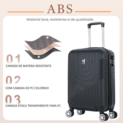 Geometric Suitcase 4 Wheels 360º Santino P ASAV7003P