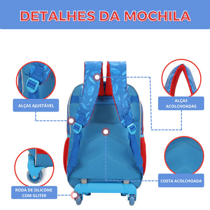 Speed ​​Car Backpack Kit by Santino Pol SCK11U Navy Blue