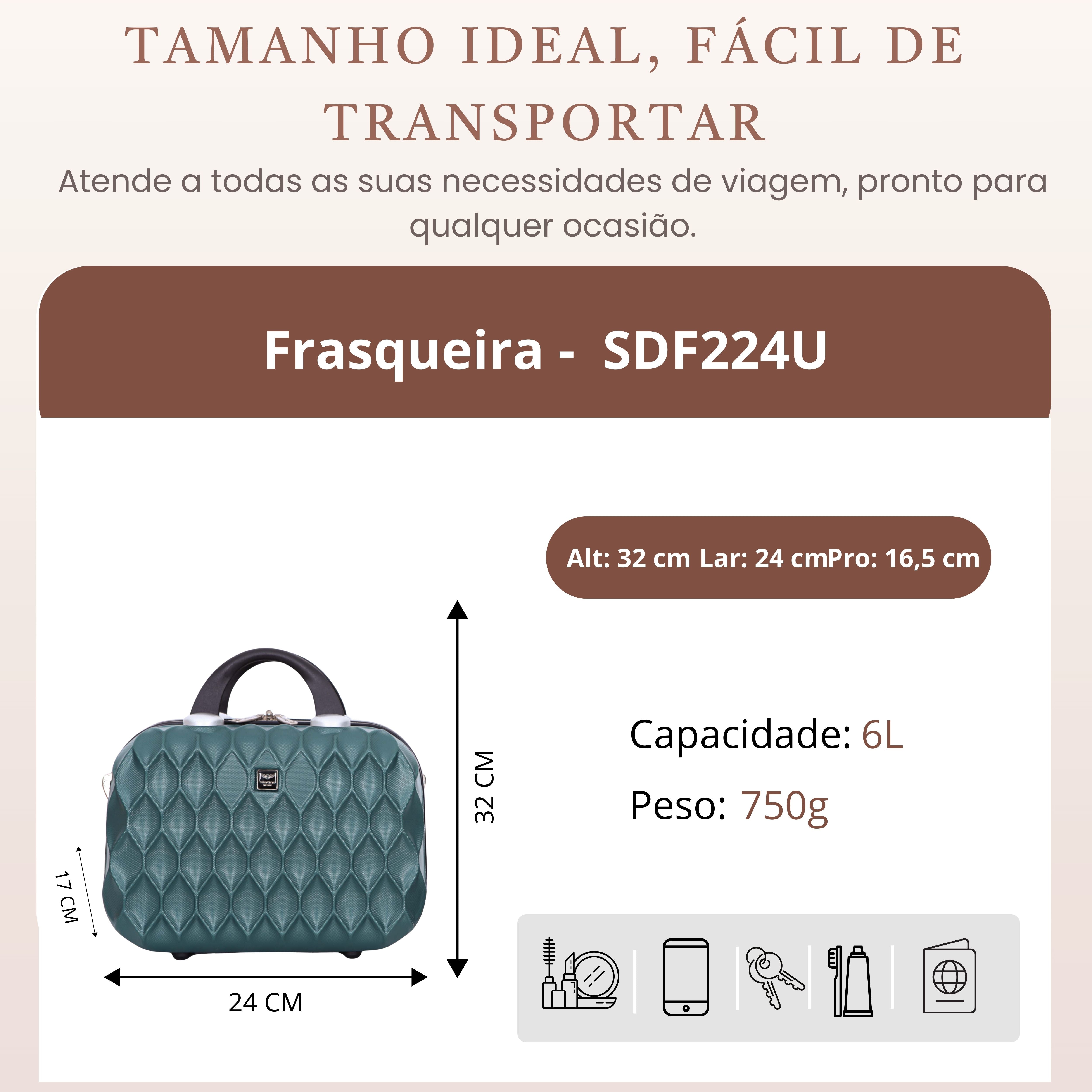 Santino Rigid Marseille Toiletry Bag - SDF224U