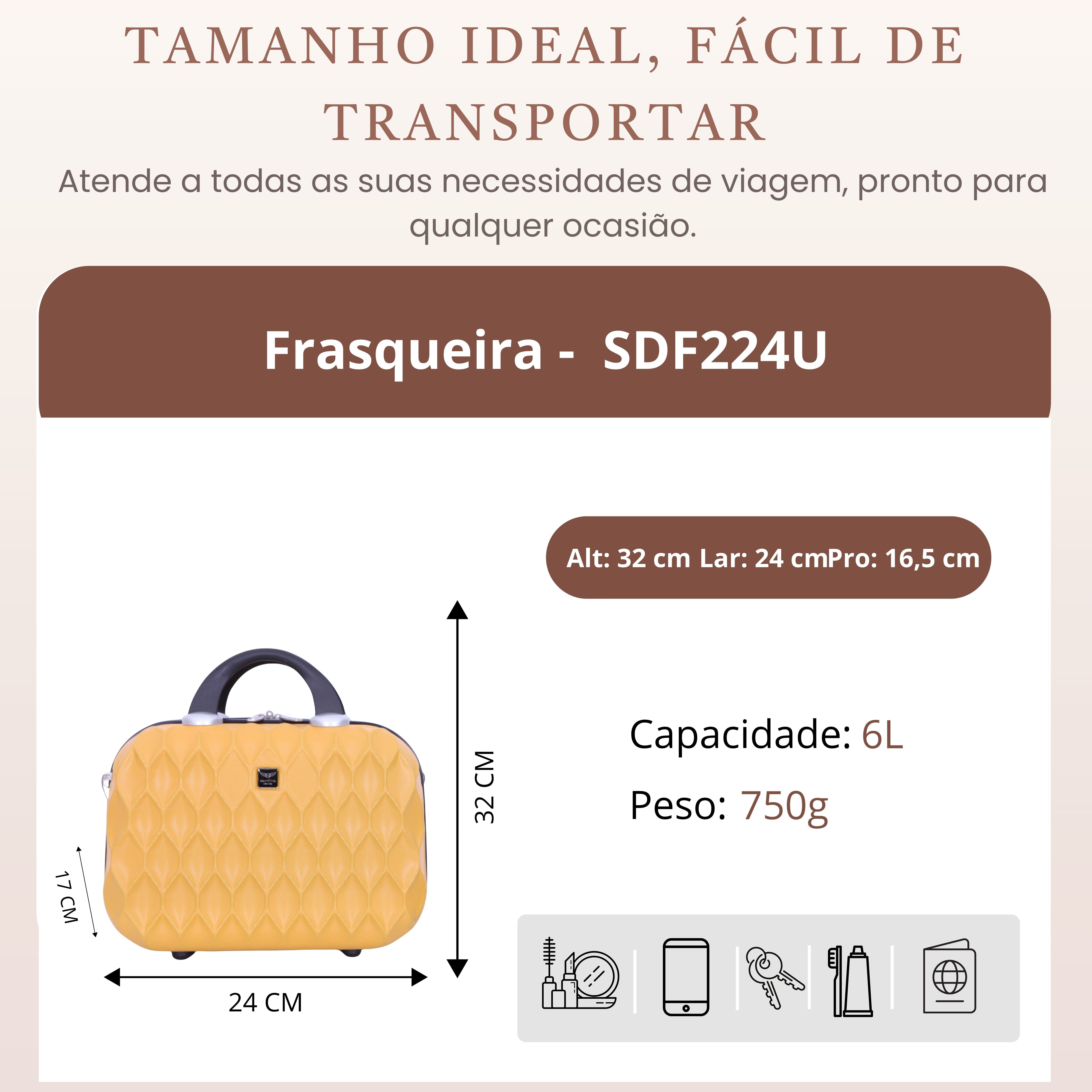 Santino Rigid Marseille Toiletry Bag - SDF224U