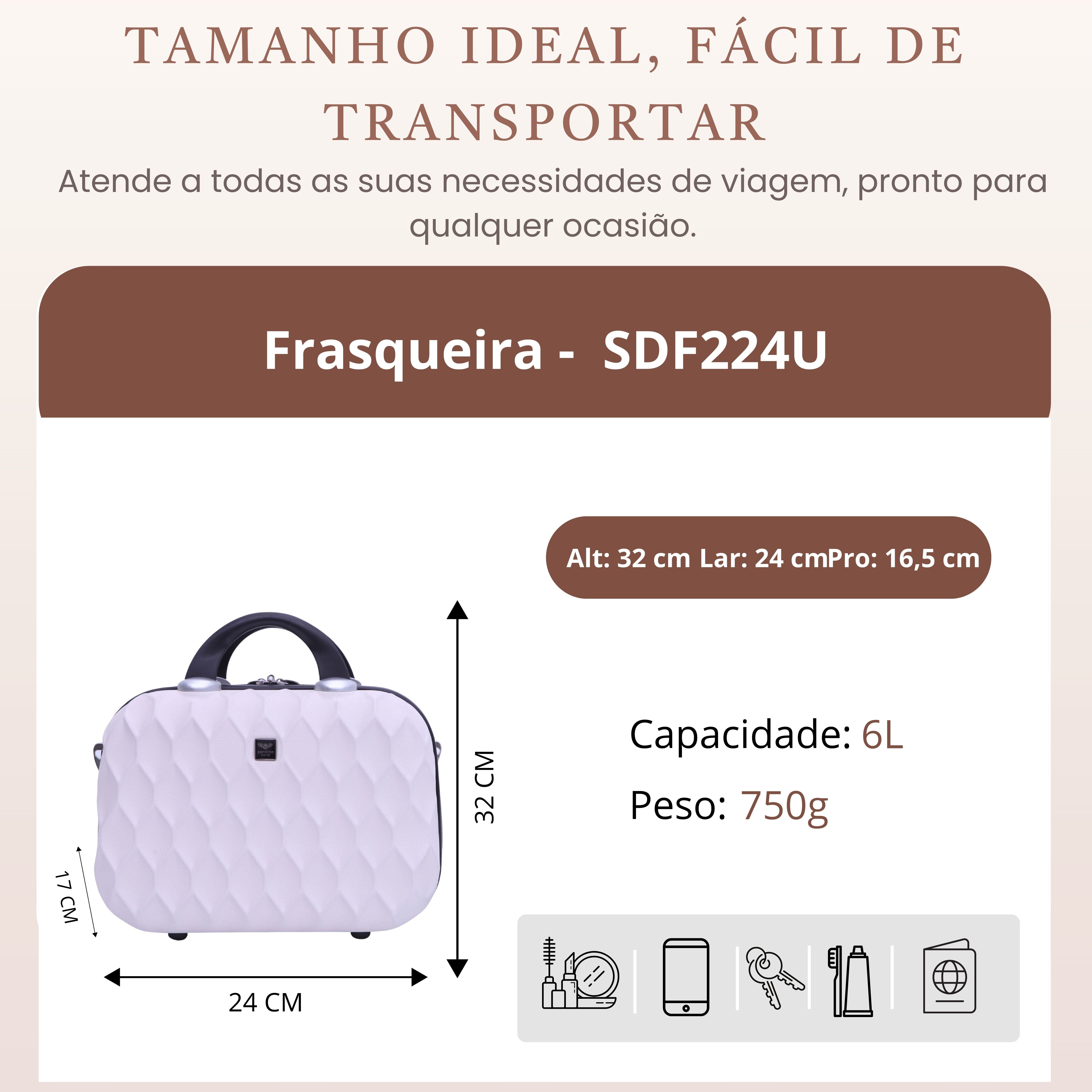 Santino Rigid Marseille Toiletry Bag - SDF224U