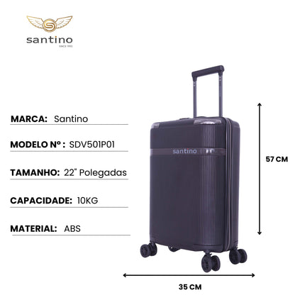 Santino 360° Versailles Rigid Luggage Set - SDV501J