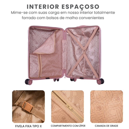 Santino 360° Versailles Rigid Luggage Set - SDV501J