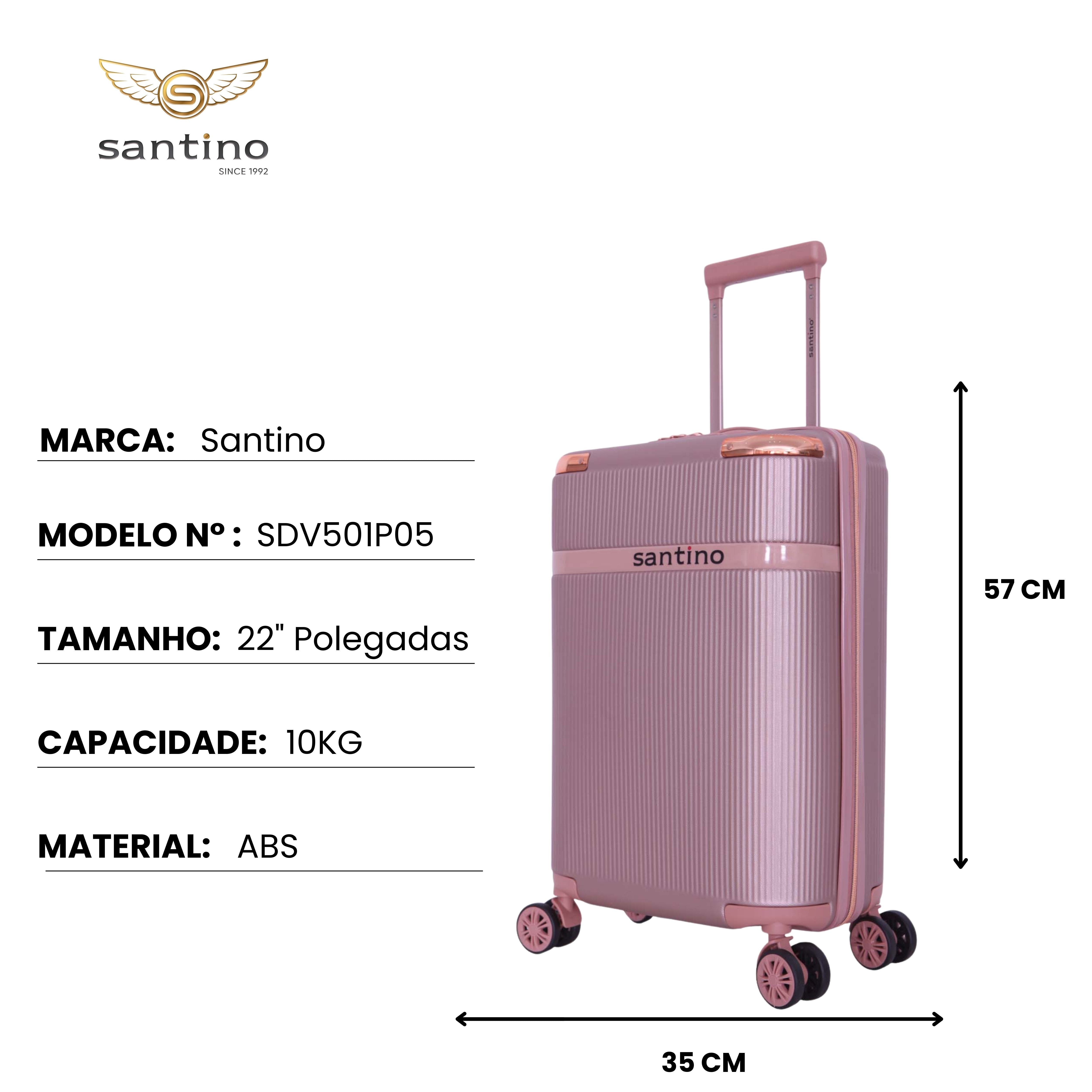 Santino 360° Versailles Rigid Luggage Set - SDV501J