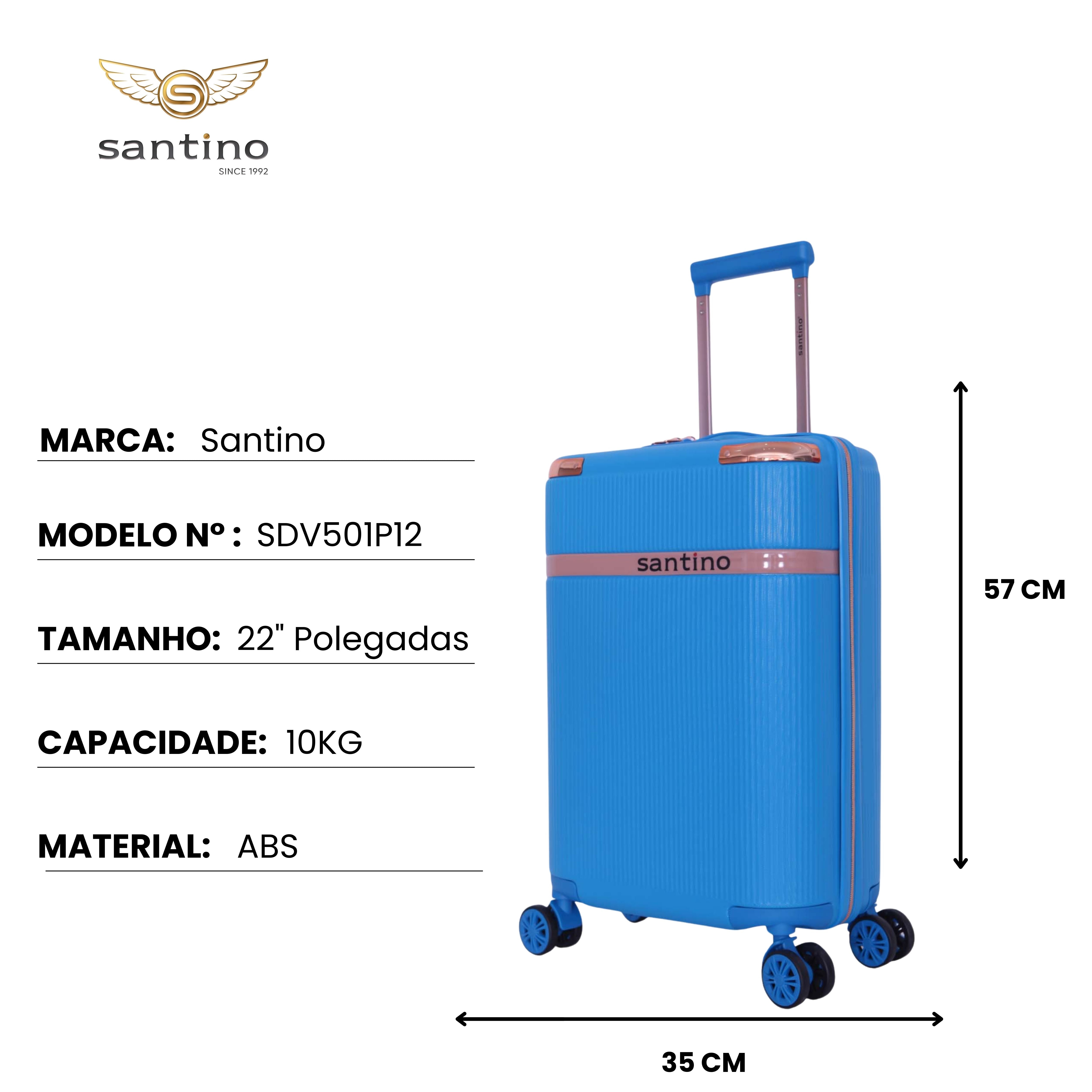Santino 360° Versailles Rigid Luggage Set - SDV501J