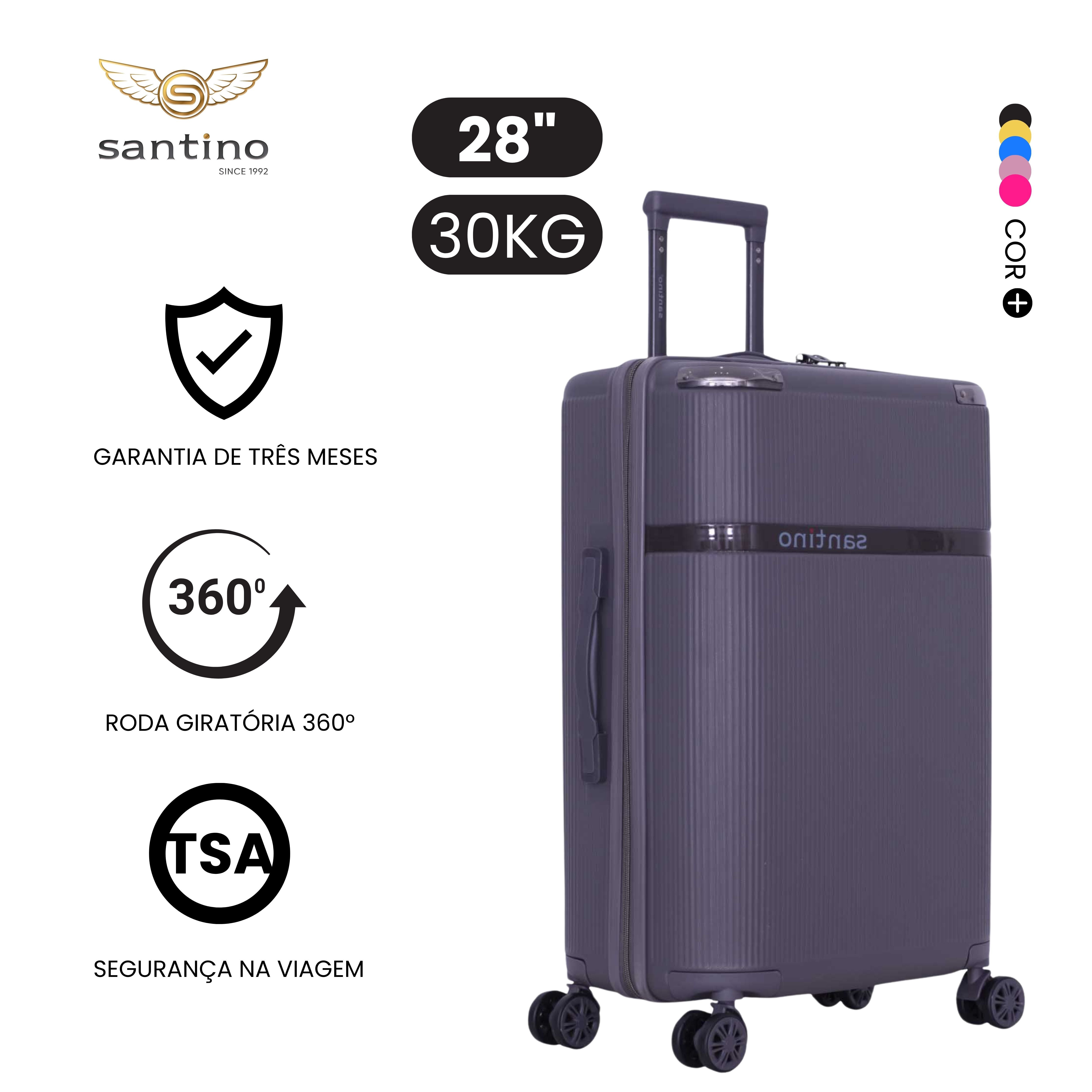 Santino 360° Versailles Rigid Luggage Set - SDV501J