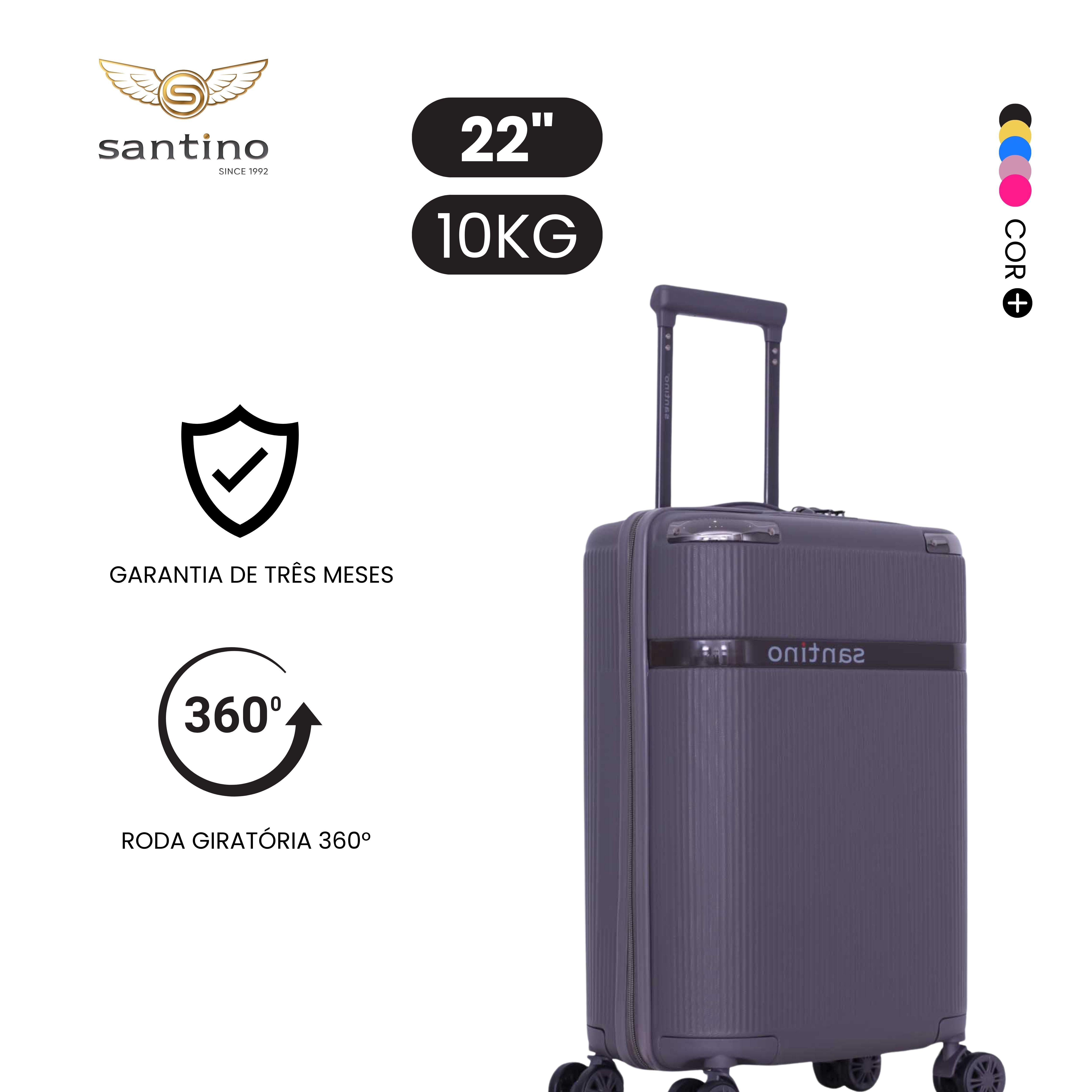 Santino 360° Versailles Rigid Luggage Set - SDV501J