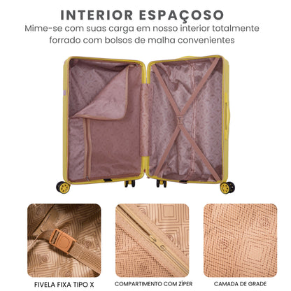 Santino 360° Versailles Rigid Luggage Set - SDV501J