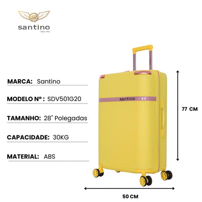 Santino 360° Versailles Rigid Luggage Set - SDV501J