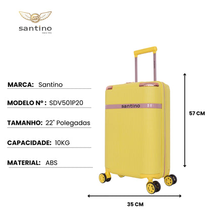 Santino 360° Versailles Rigid Luggage Set - SDV501J