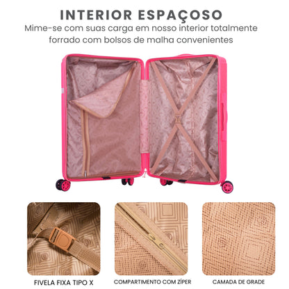 Santino 360° Versailles Rigid Luggage Set - SDV501J