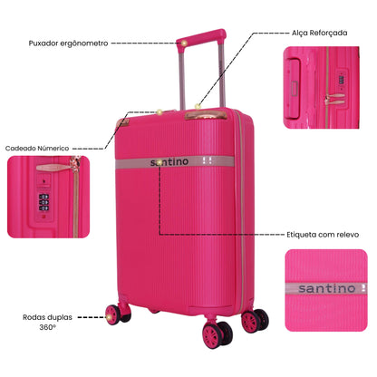Santino 360° Versailles Rigid Luggage Set - SDV501J