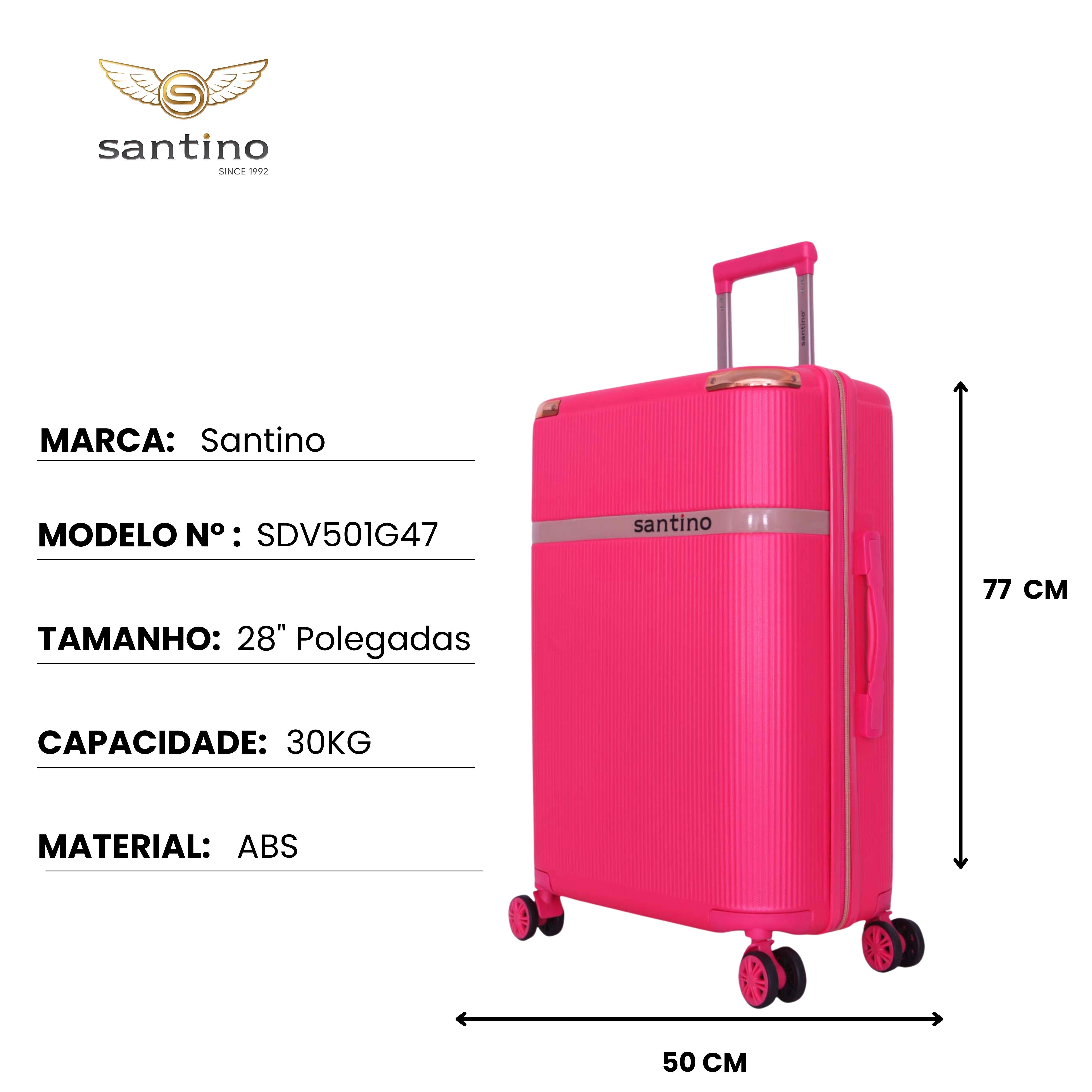 Santino 360° Versailles Rigid Luggage Set - SDV501J