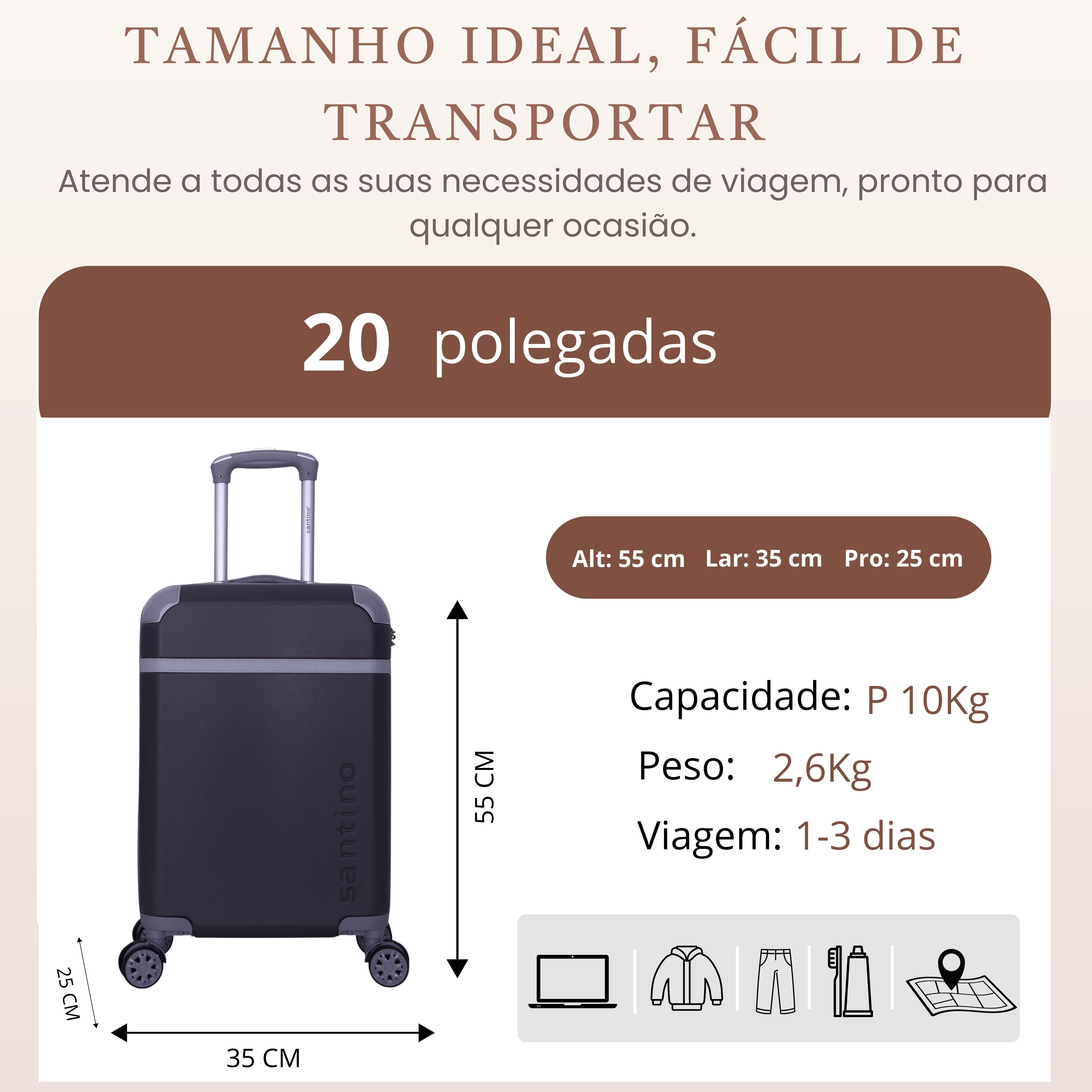 Long Beach Santino Travel Bag - ASDV601P