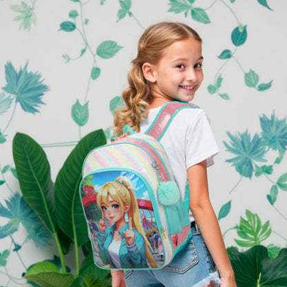 Sweet Girl Park by Santino Green Polyester Children's Kit SGK21U10