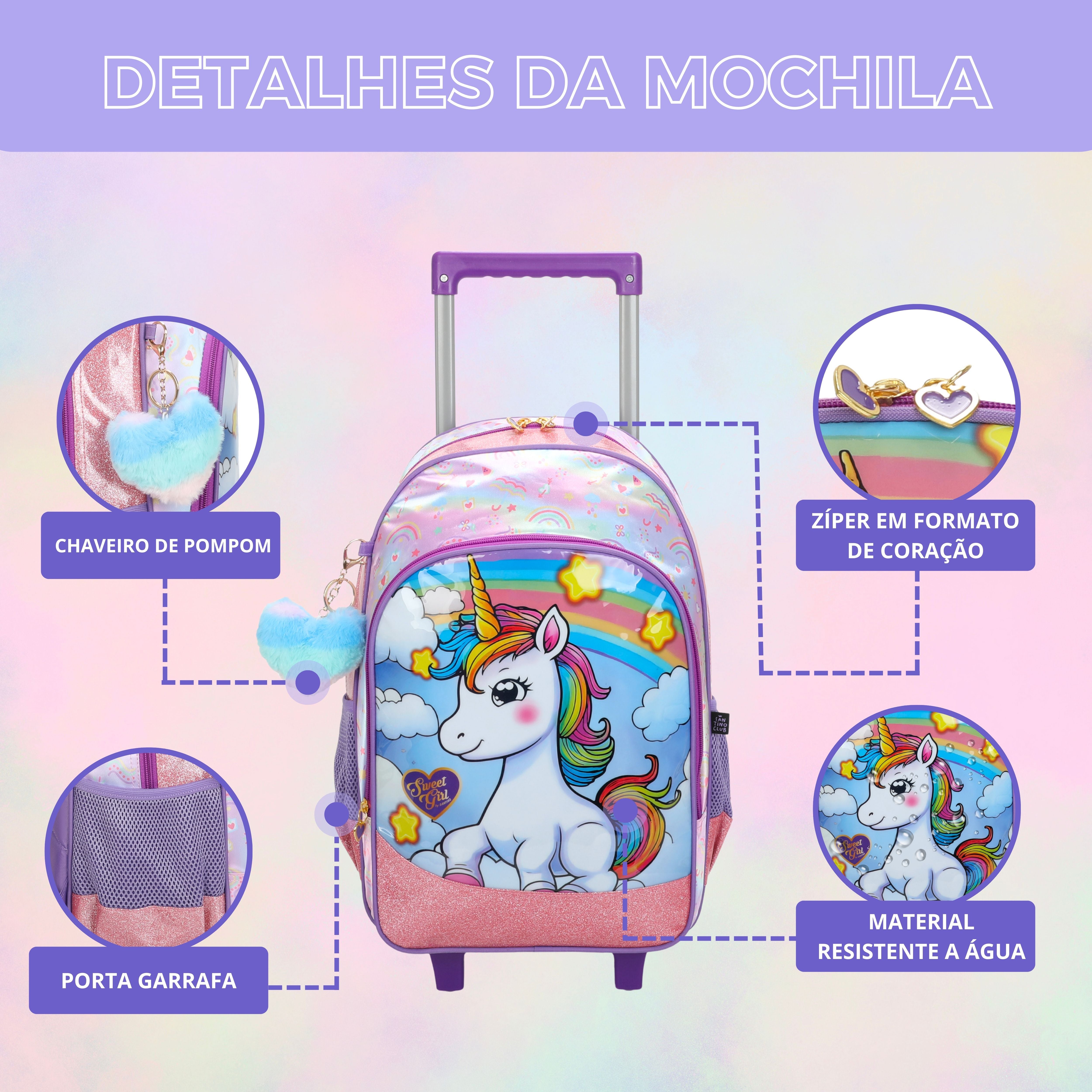 Sweet Girl Unicorn Children's Kit by Santino - SGK22U - Lílas