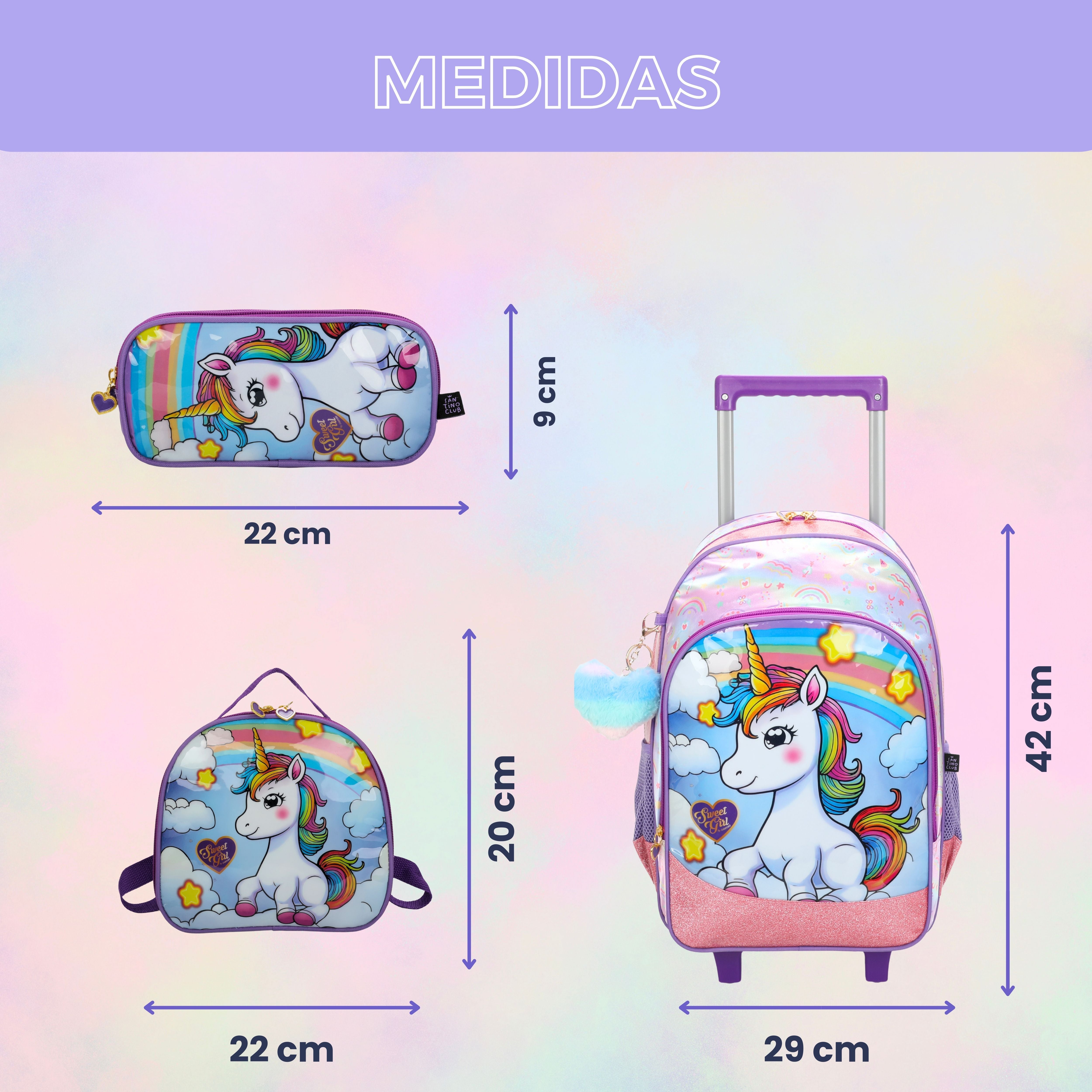 Sweet Girl Unicorn Children's Kit by Santino - SGK22U - Lílas