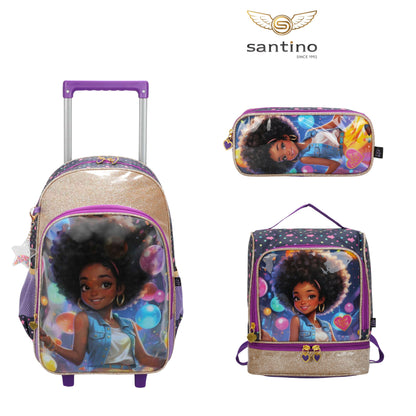 Sweet Girl Lavinia Children's Kit by Santino Polyester Lílas SGK23U14