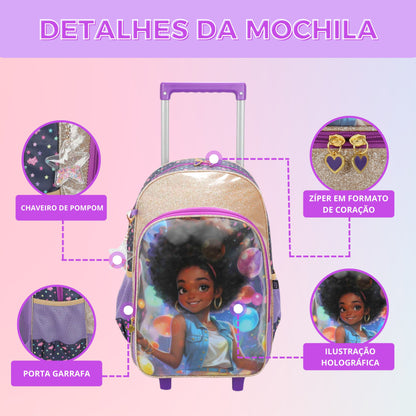 Sweet Girl Lavinia Children's Kit by Santino Polyester Lílas SGK23U14