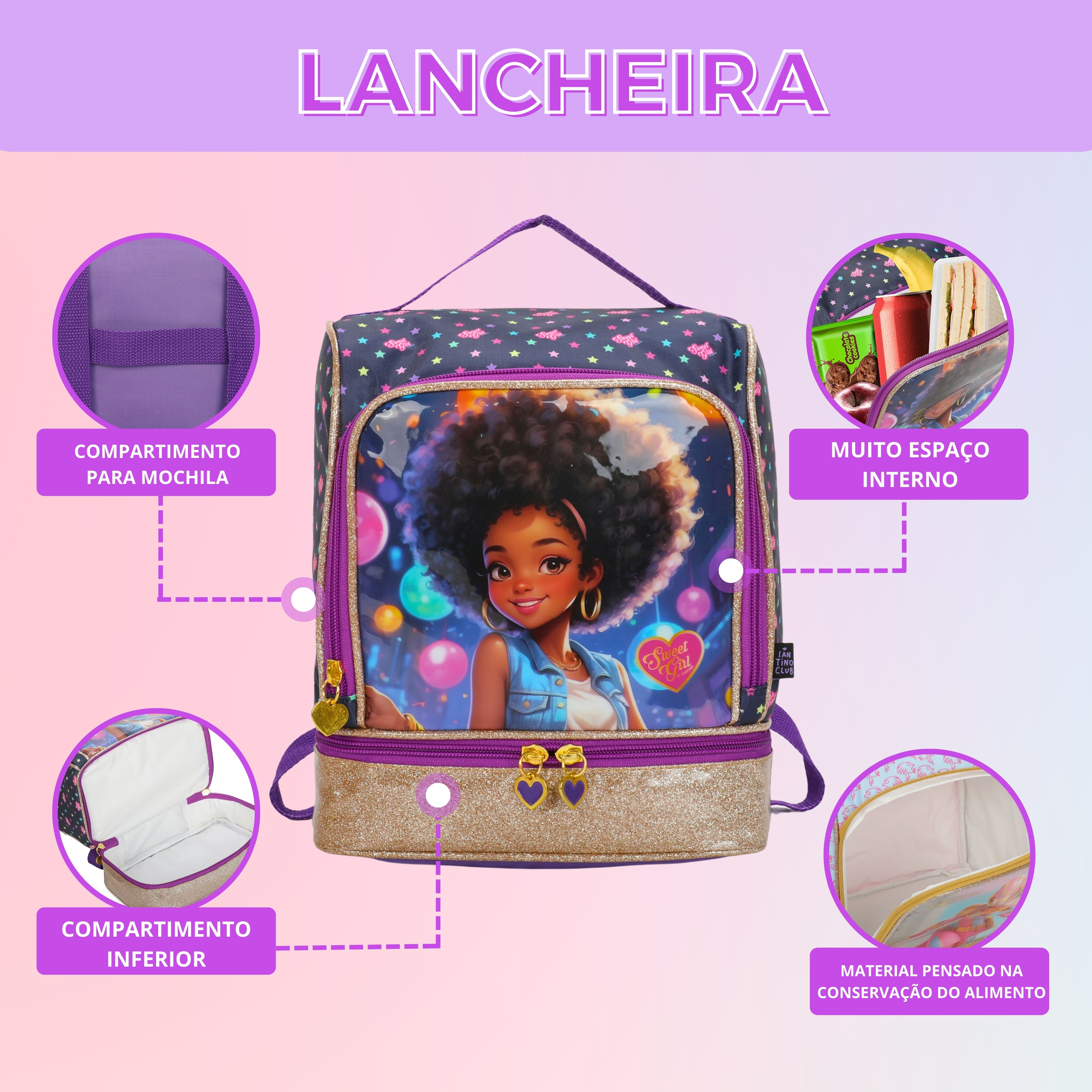 Sweet Girl Lavinia Children's Kit by Santino Polyester Lílas SGK23U14