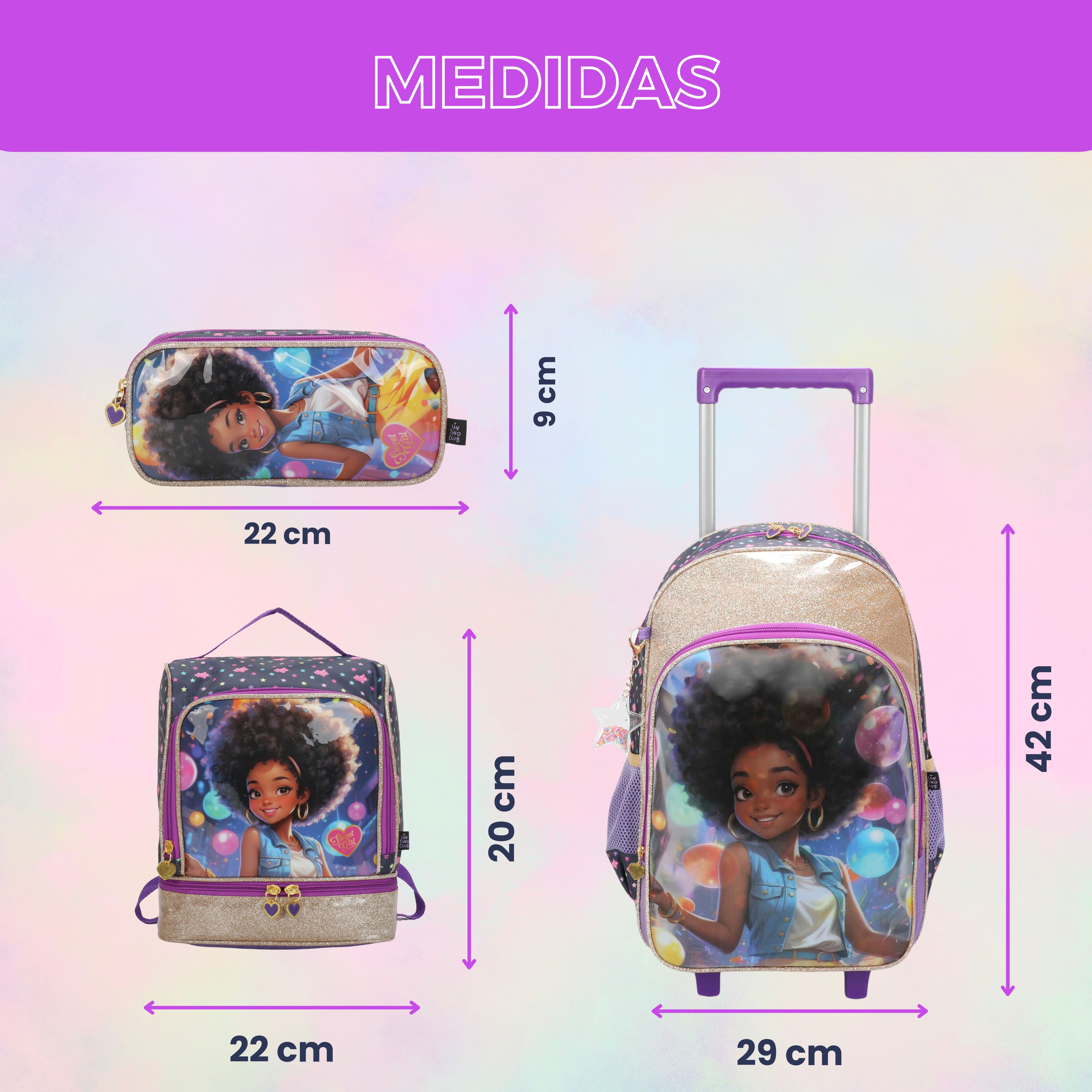 Sweet Girl Lavinia Children's Kit by Santino Polyester Lílas SGK23U14