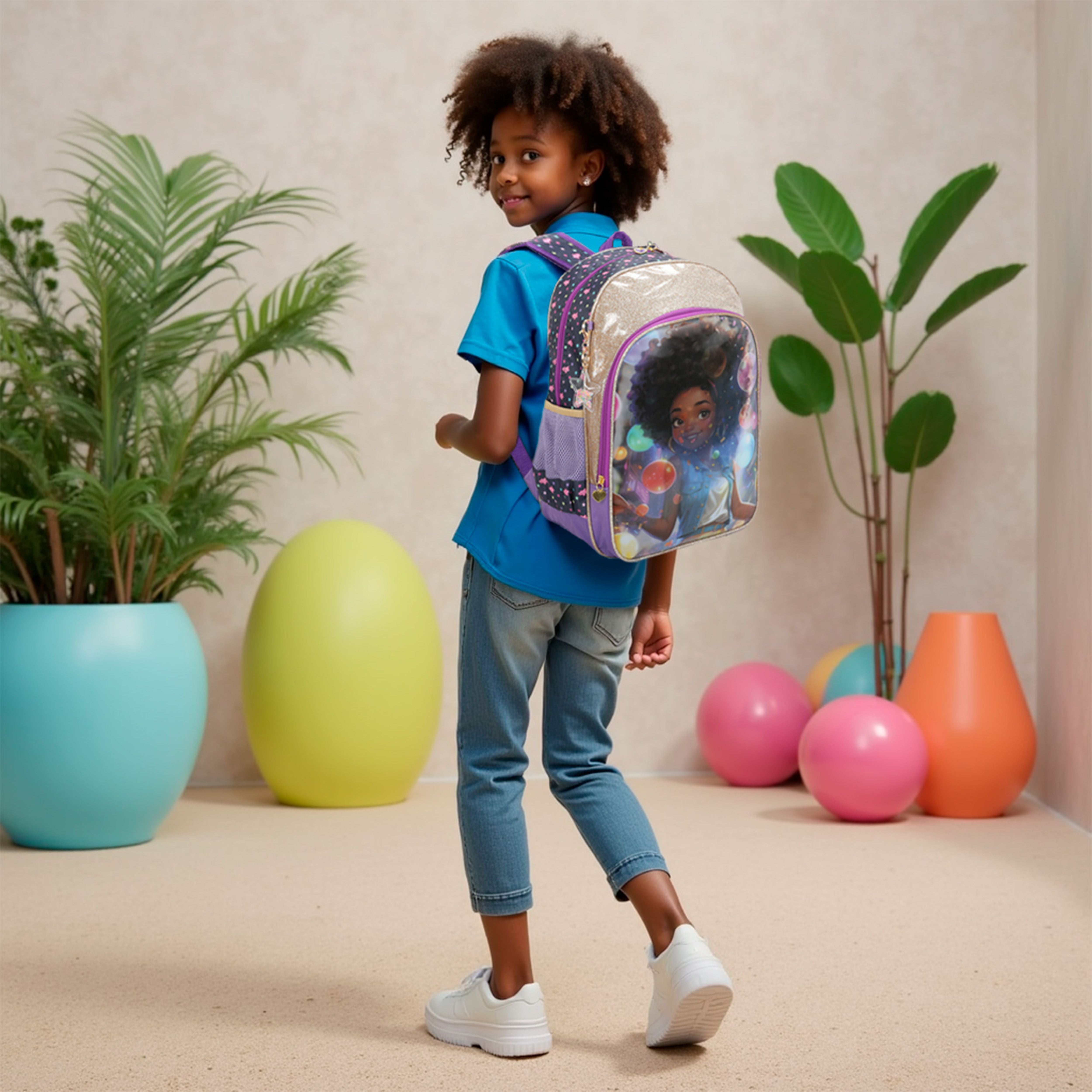 Sweet Girl Lavinia Children's Kit by Santino Polyester Lílas SGK23U14
