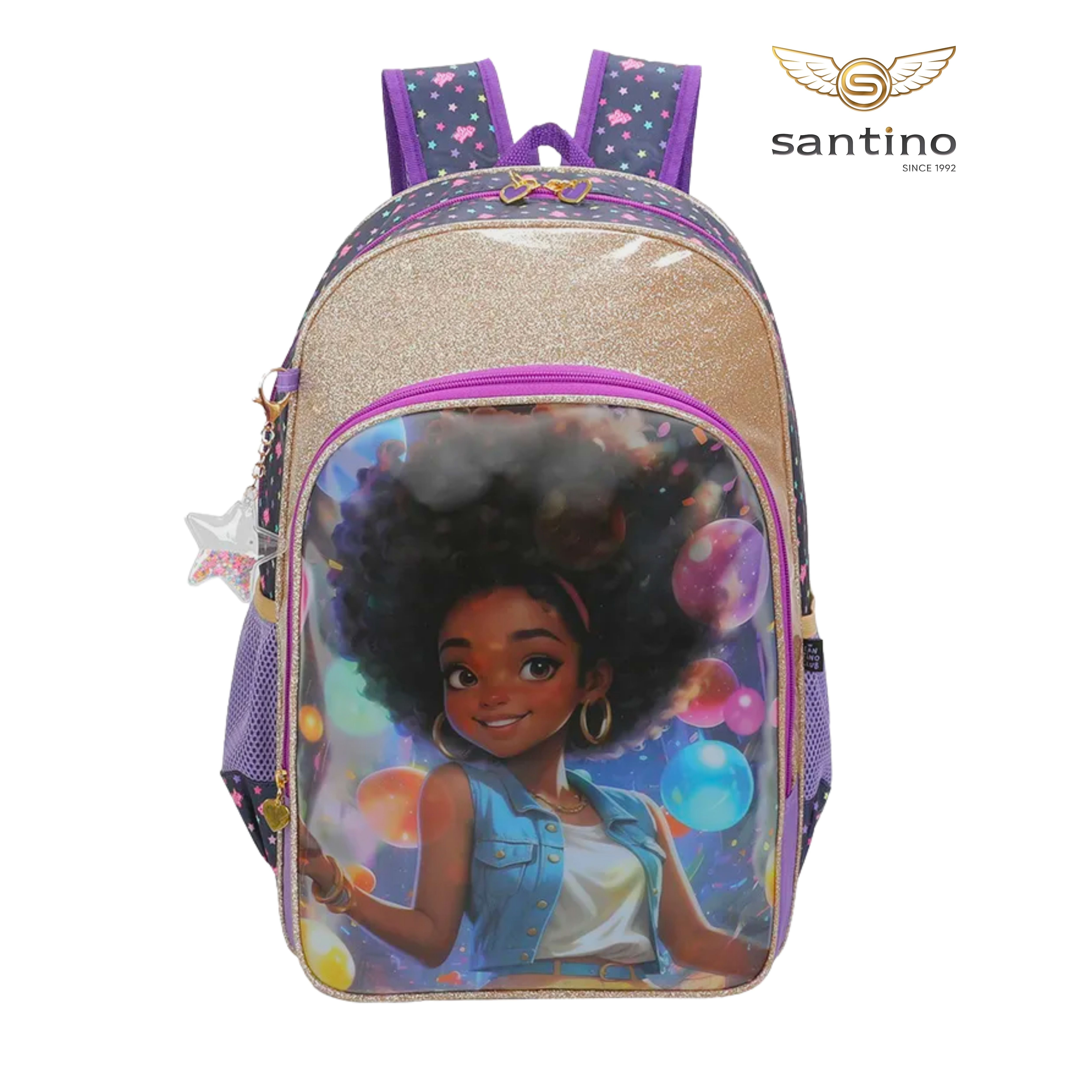 Sweet Girl Lavínia by Santino Lilac Polyester Children's Backpack SGM23U14