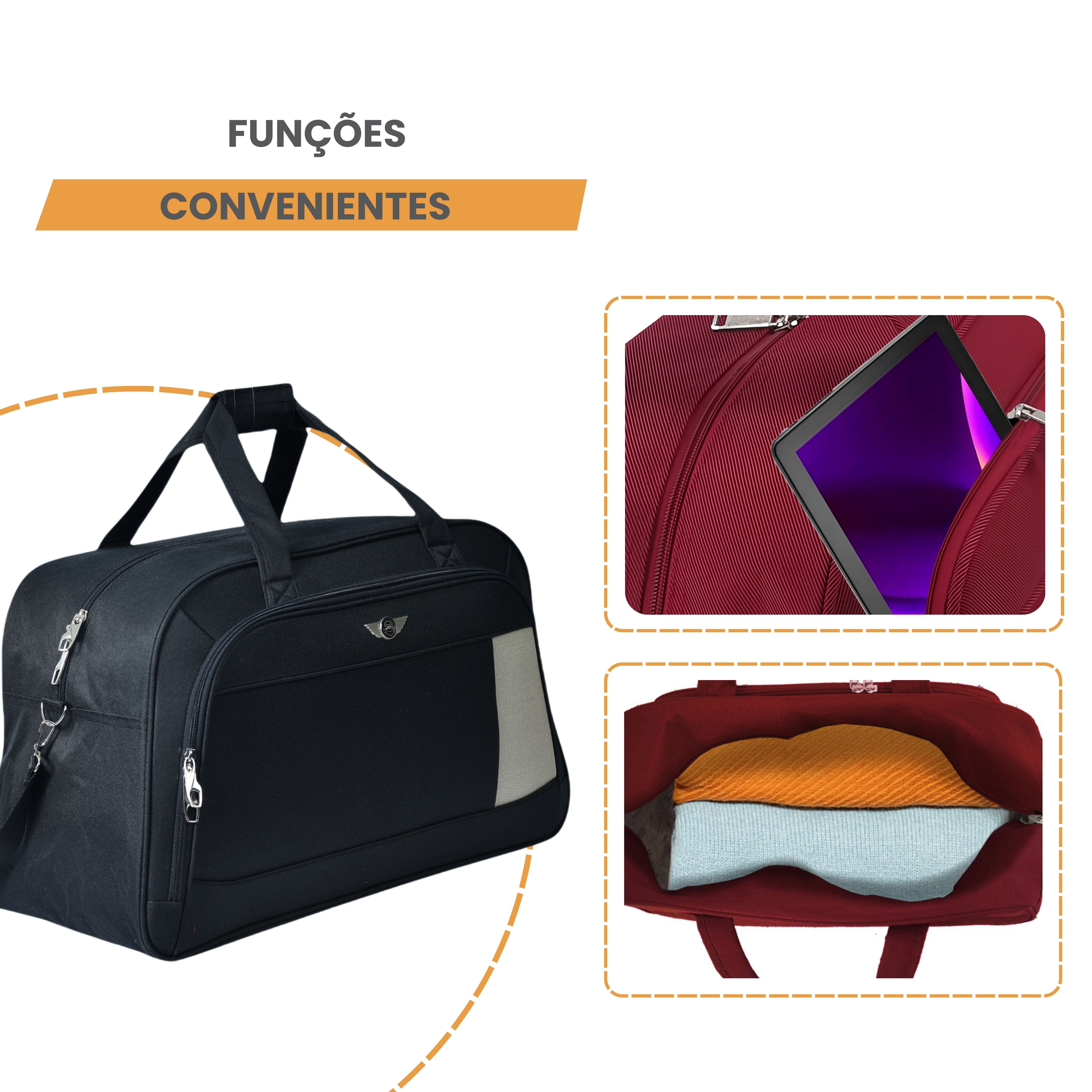 Santino G Polyester Roma Travel Bag - SLS2G