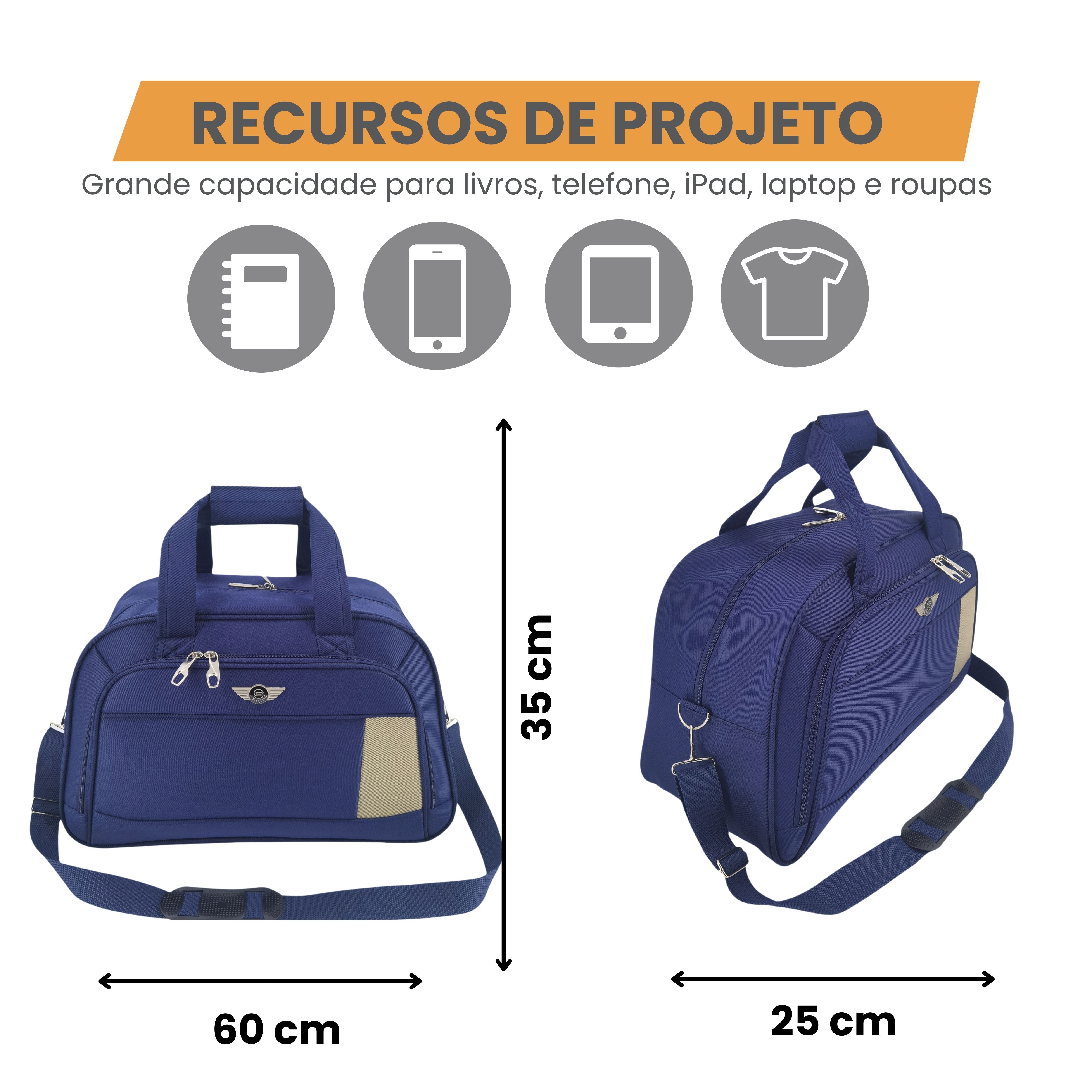 Santino G Polyester Roma Travel Bag - SLS2G
